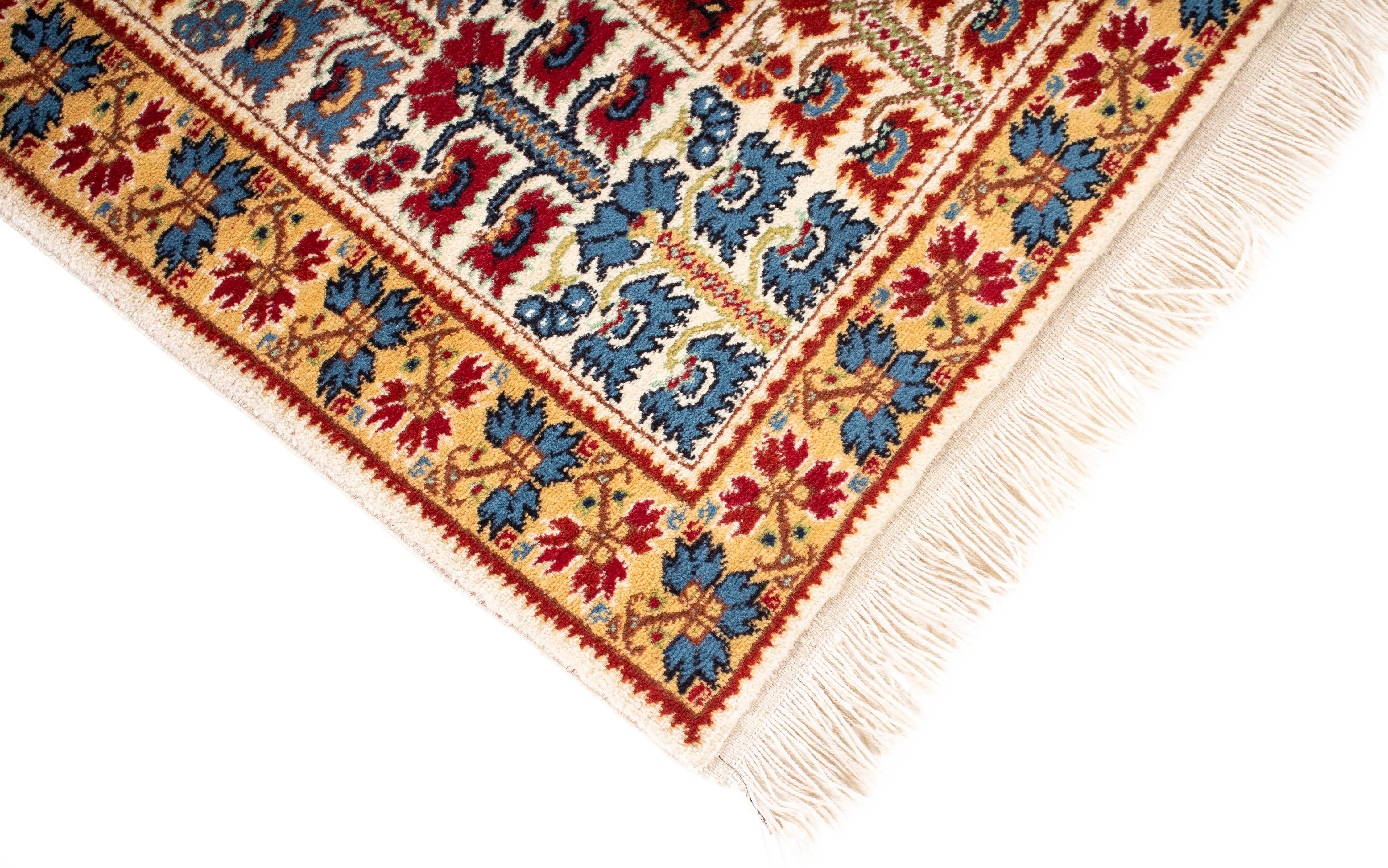 Semi-Antique Turkish Prayer Rug <br> 4'7 x 6'3