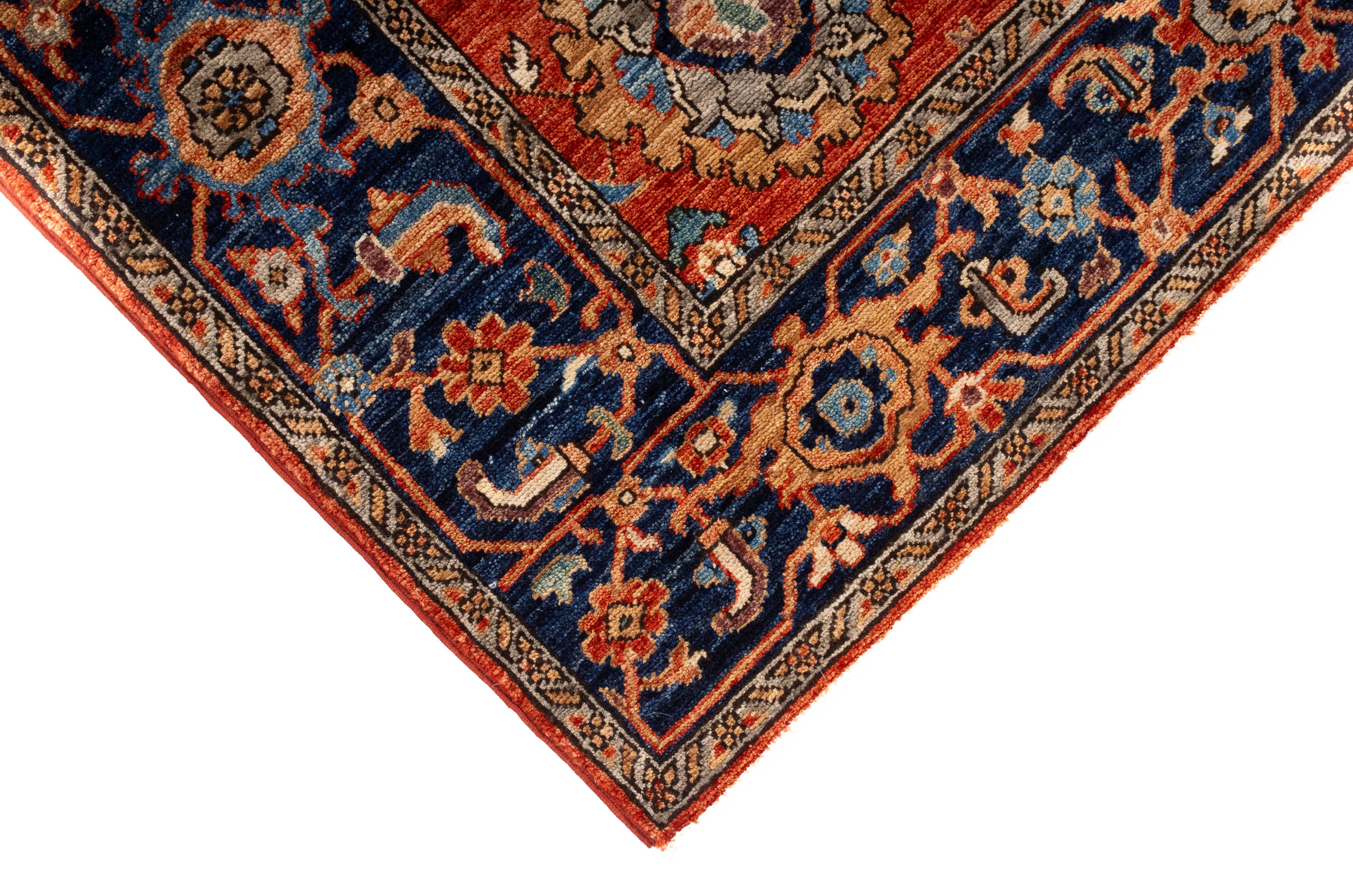 New Pakistan Serapi Rug <br> 4'5 x 6'4