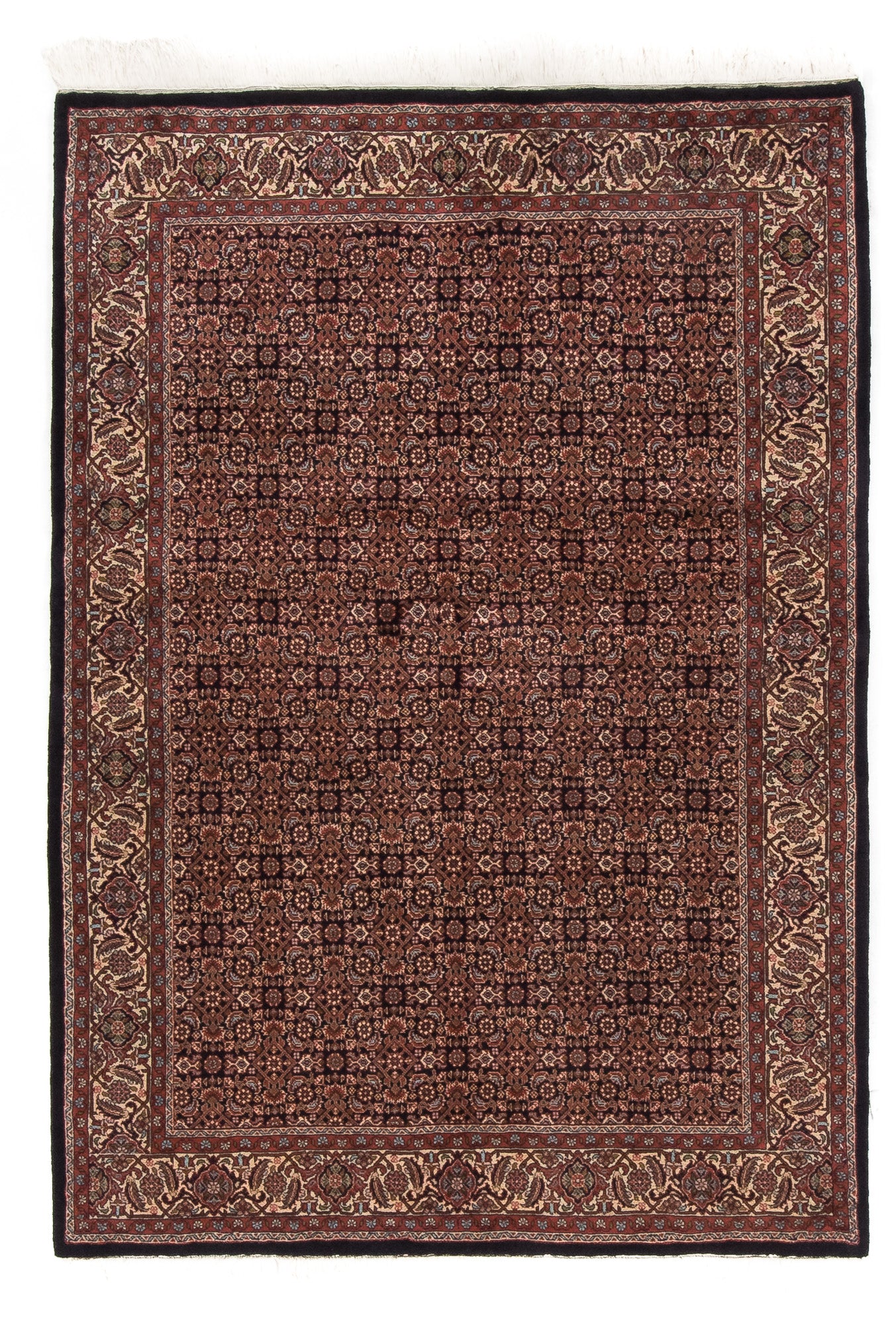 Traditional Persian Bidjar Rug <br> 4'10 x 6'0