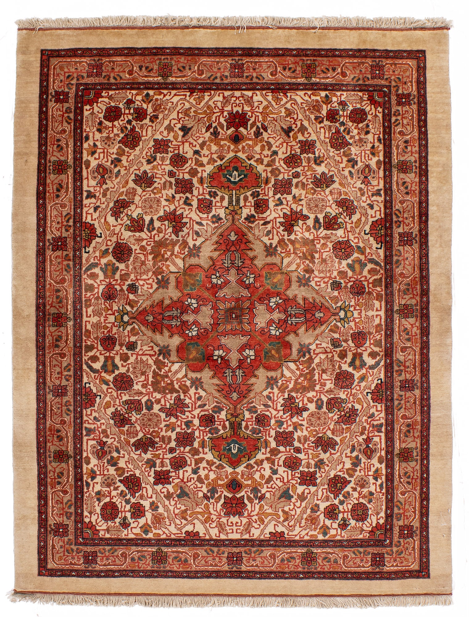 Persian Malayer Rug <br> 4'2' x 5'4'