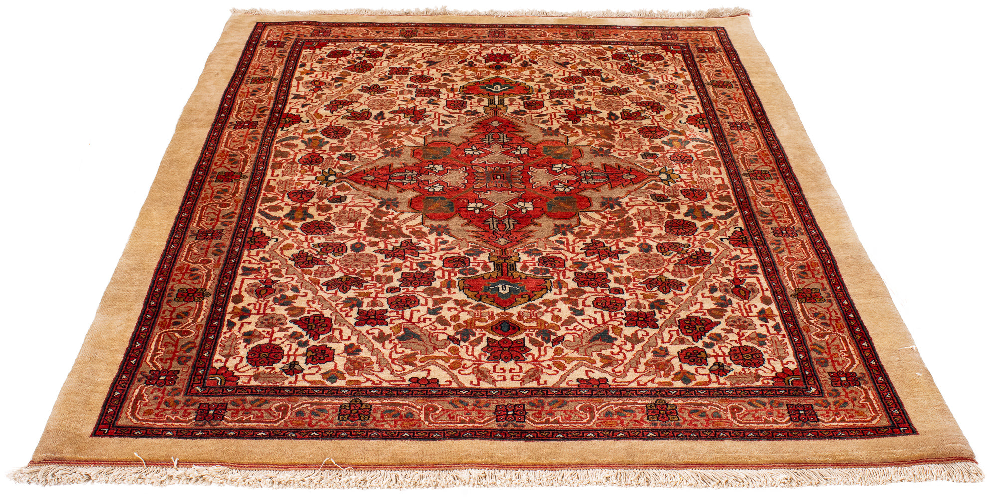 Persian Malayer Rug <br> 4'2' x 5'4'