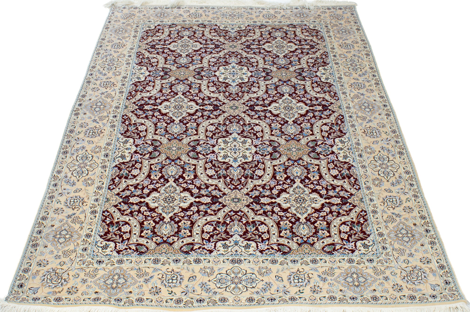Traditional Persian Nain <br> 5'0 x 7'0