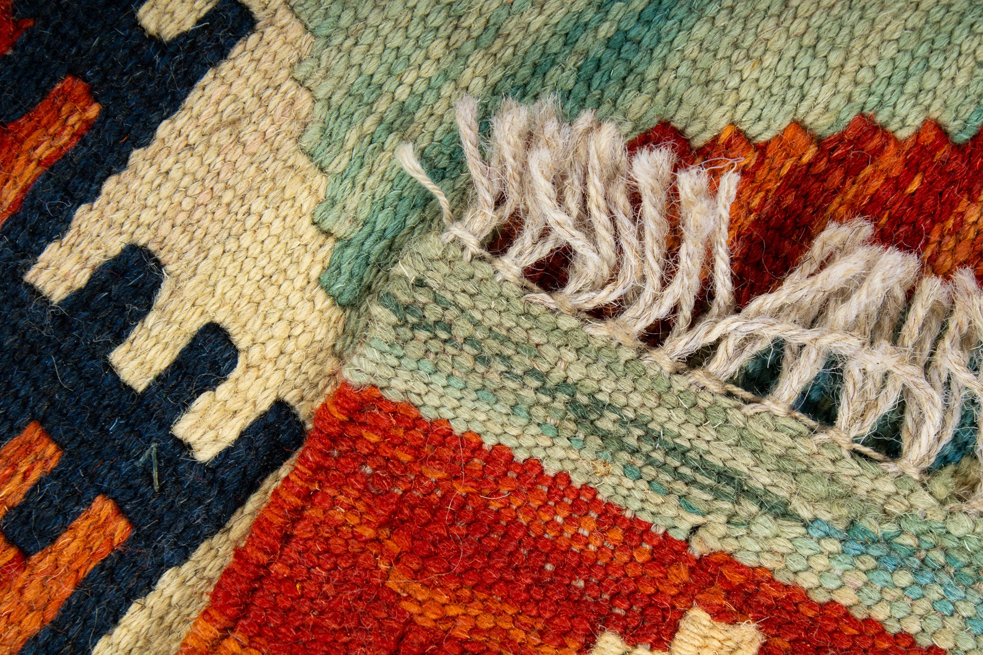 Colorful Pak Kilim Rug <br> 2'0 x 3'0