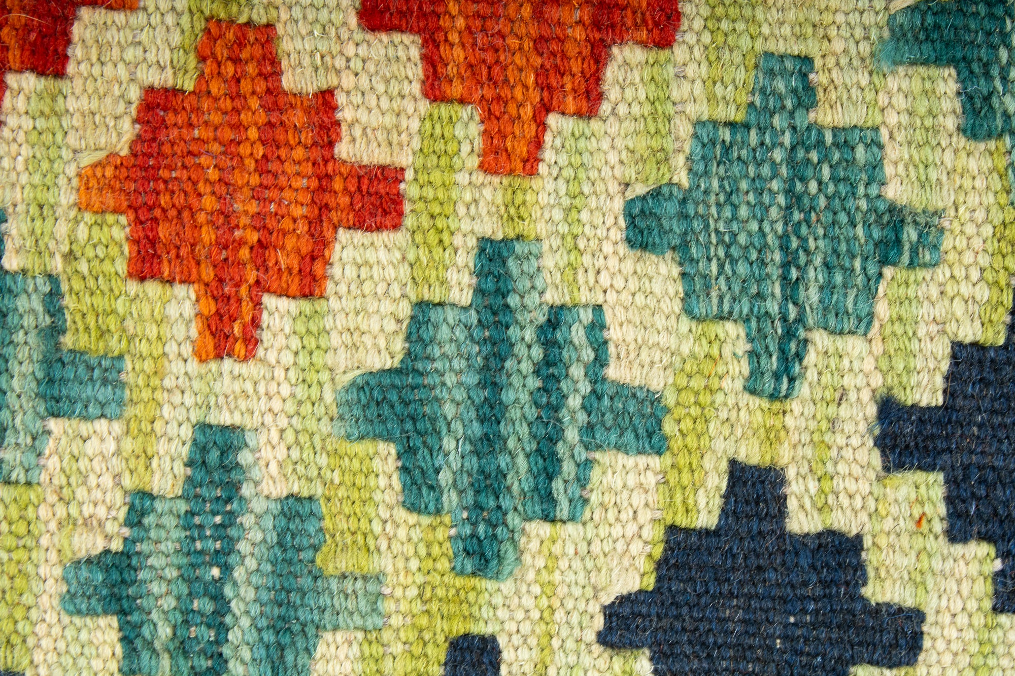 Colorful Pak Kilim Accent Rug <br> 2'1 x 2'10