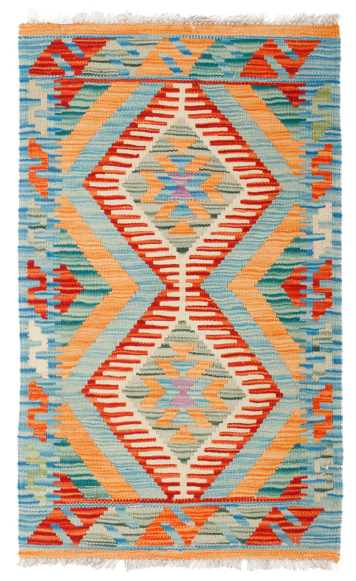 Pak Kilim Accent Rug <br> 2'0 x 3'0