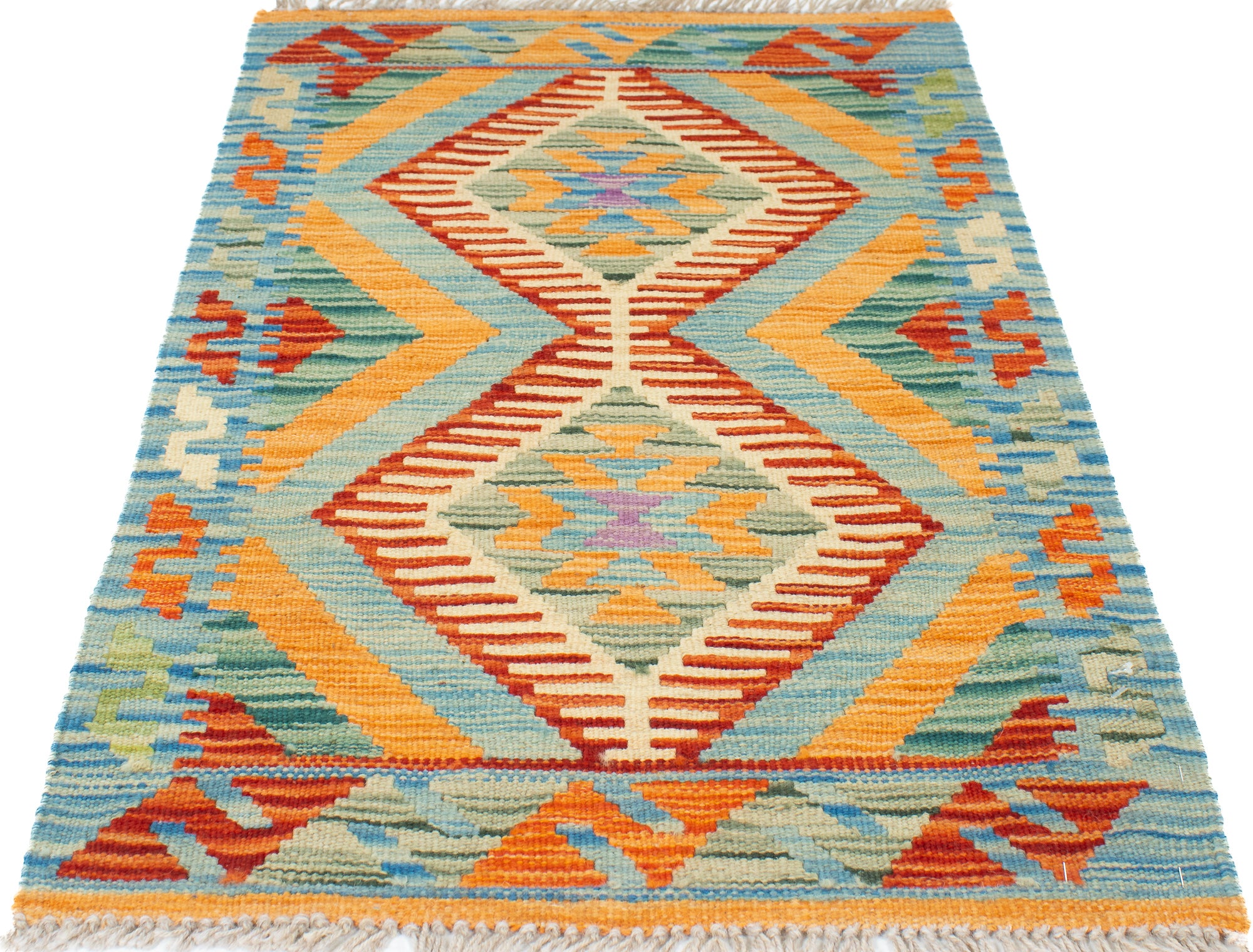 Pak Kilim Accent Rug <br> 2'0 x 3'0
