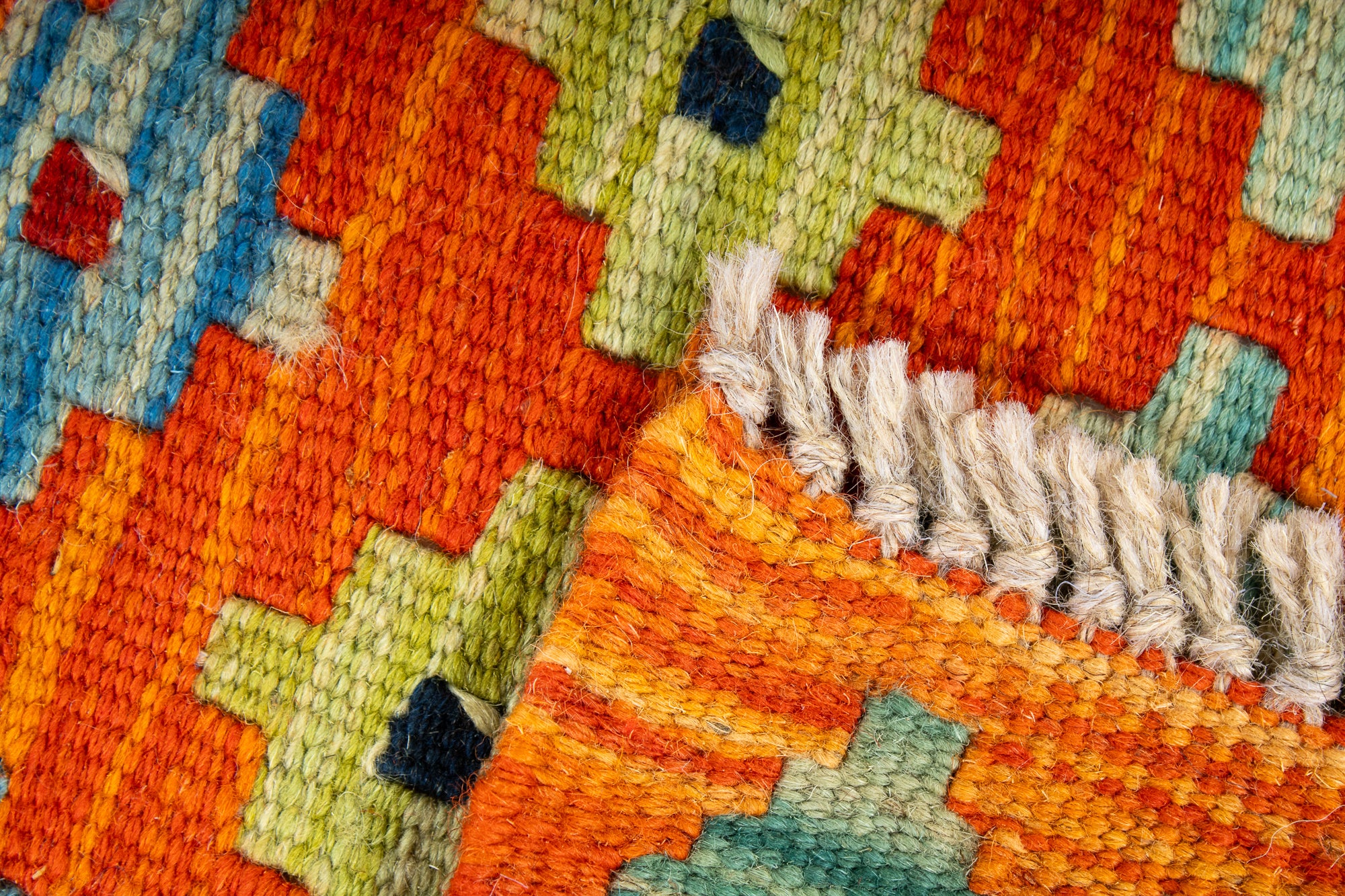 Colorful Pak Kilim Accent Rug  <br> 2'1 x  3'2