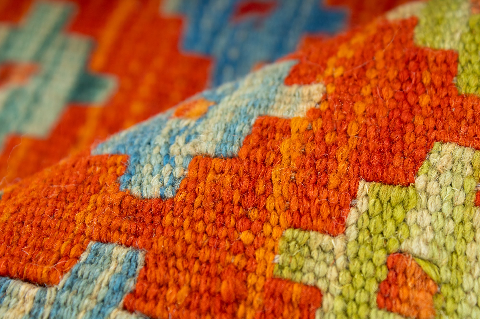 Colorful Pak Kilim Accent Rug  <br> 2'1 x  3'2