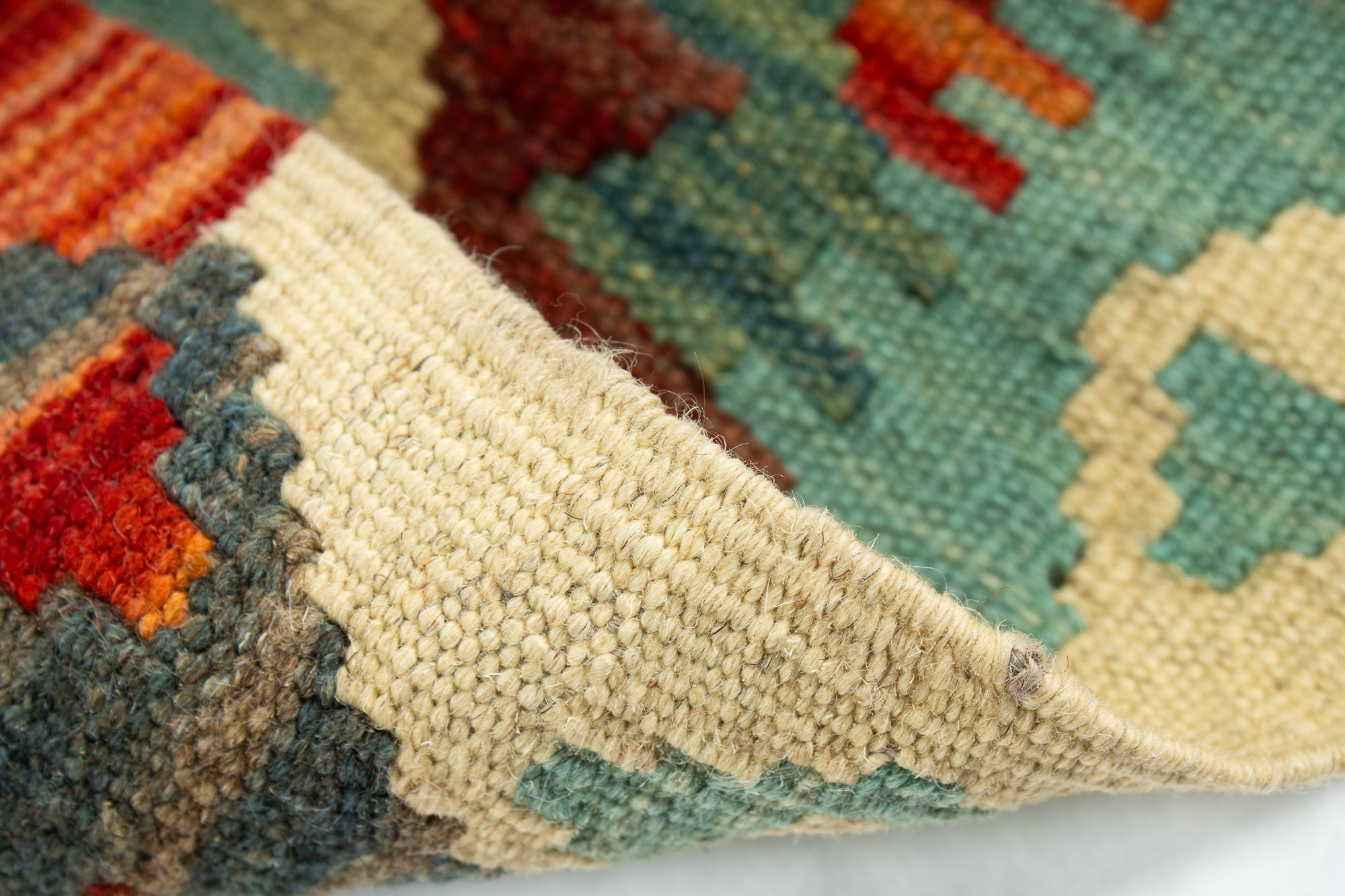 Colorful Kilim Accent Rug <br> 2'0 x 3'0
