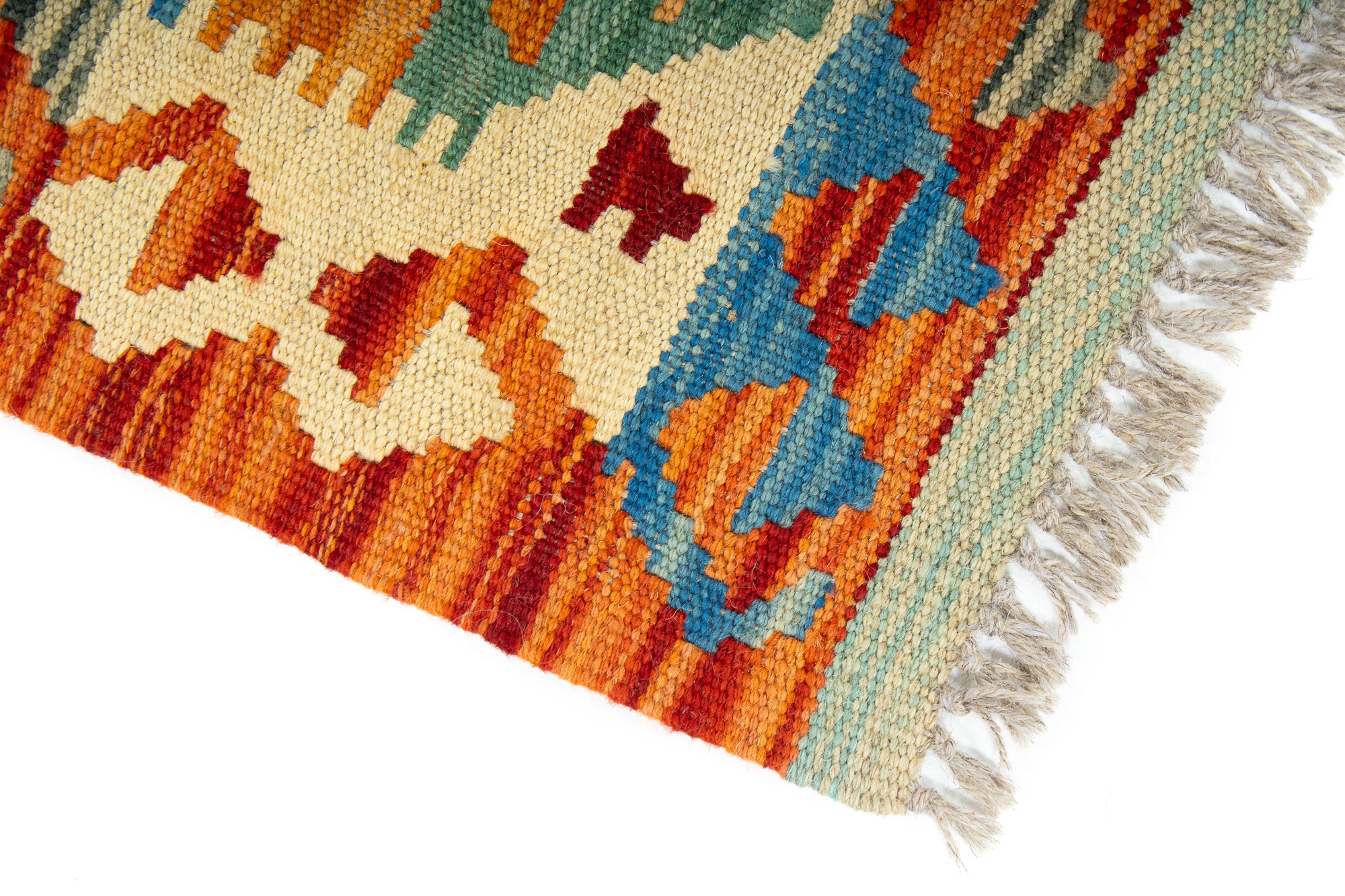 Colorful Pak Kilim Accent Rug <br> 2'0 x 3'0