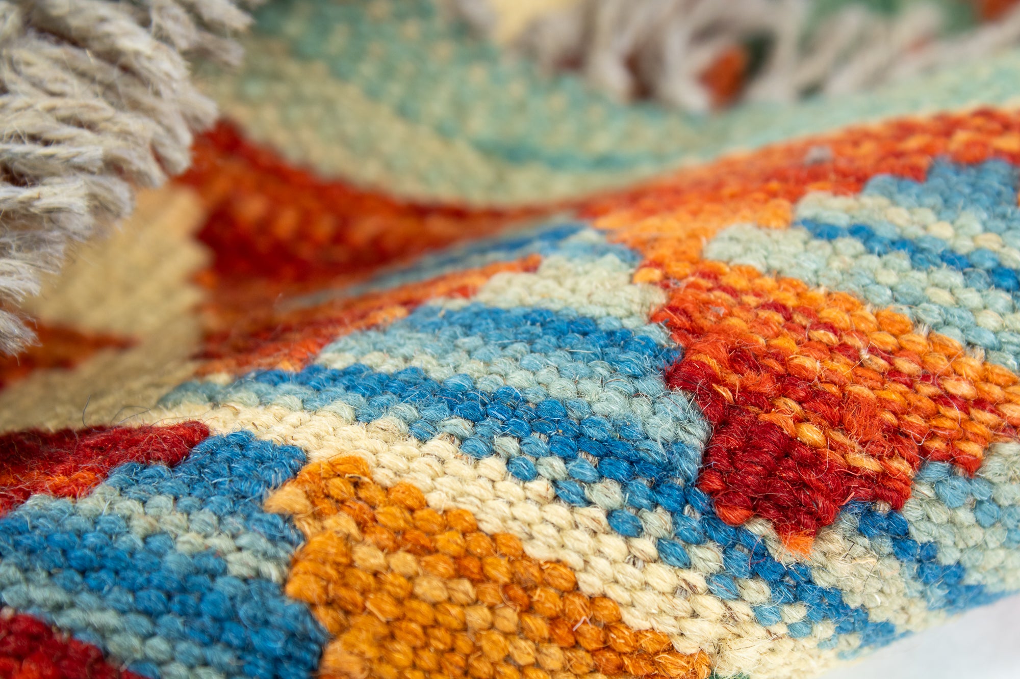 Colorful Pak Kilim Accent Rug <br> 2'0 x 3'0