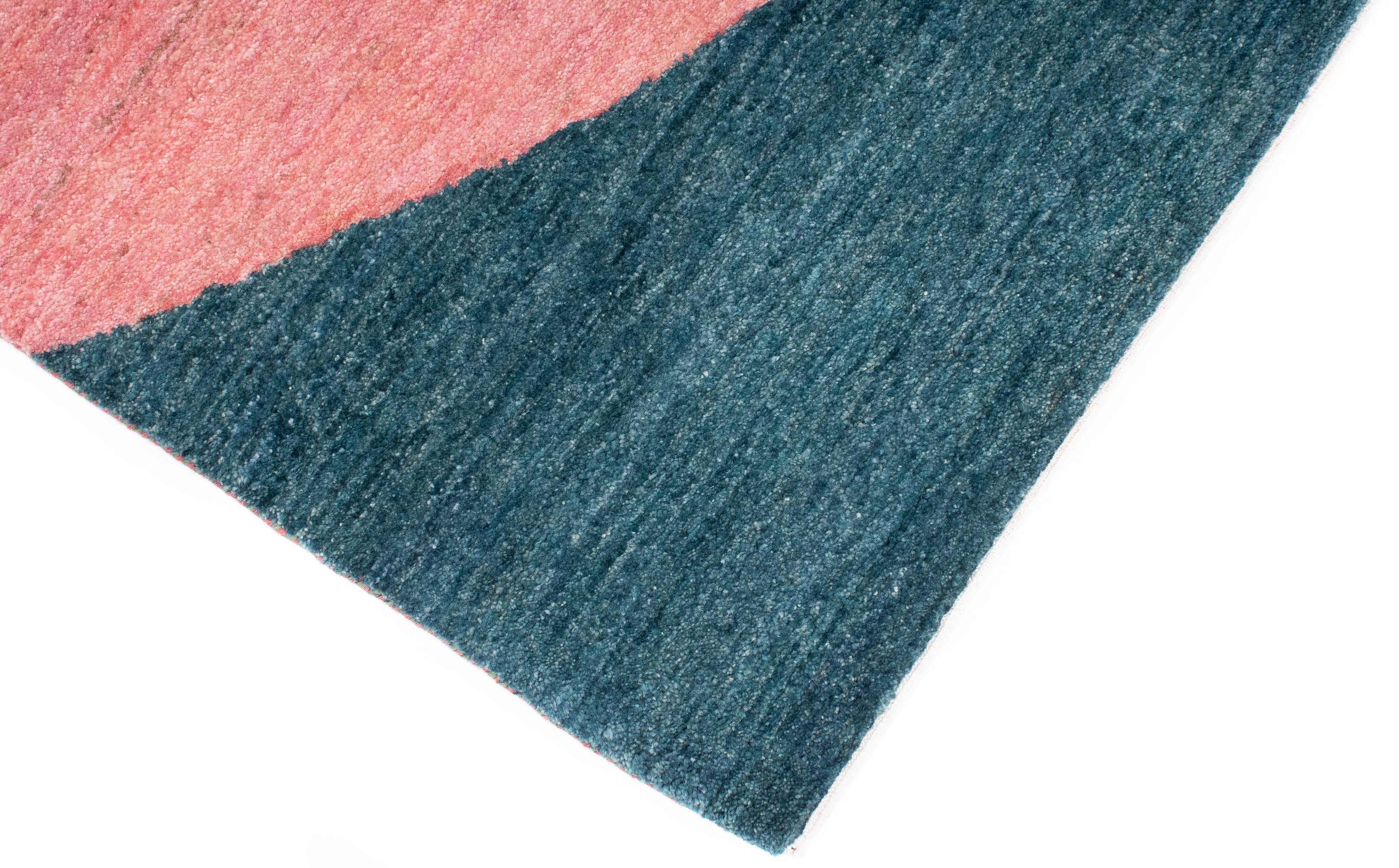 Mid Century Modern Area Rug 7'3 x 9'6