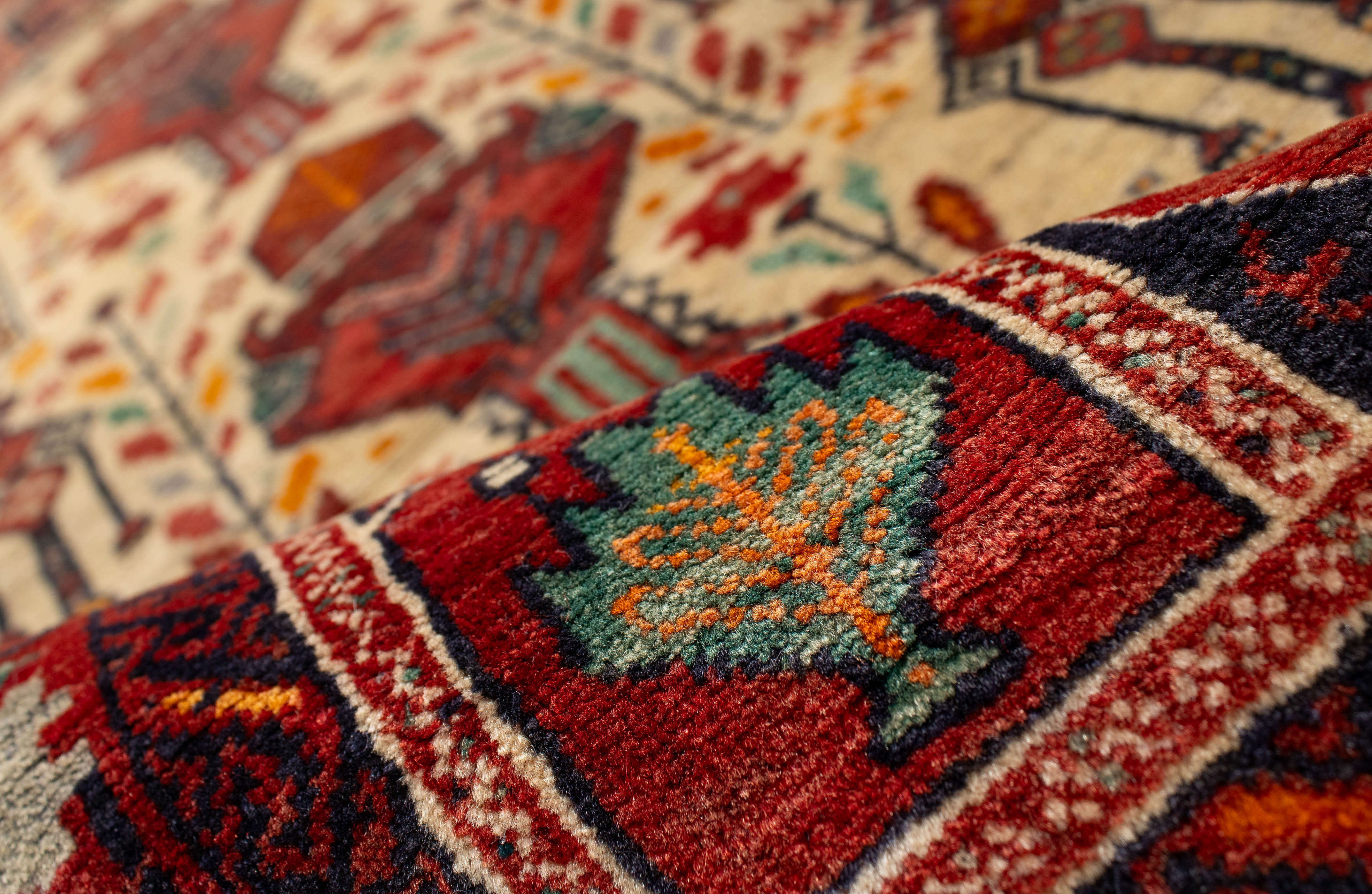 Persian Balouch Rug <br> 3'0 × 4'10