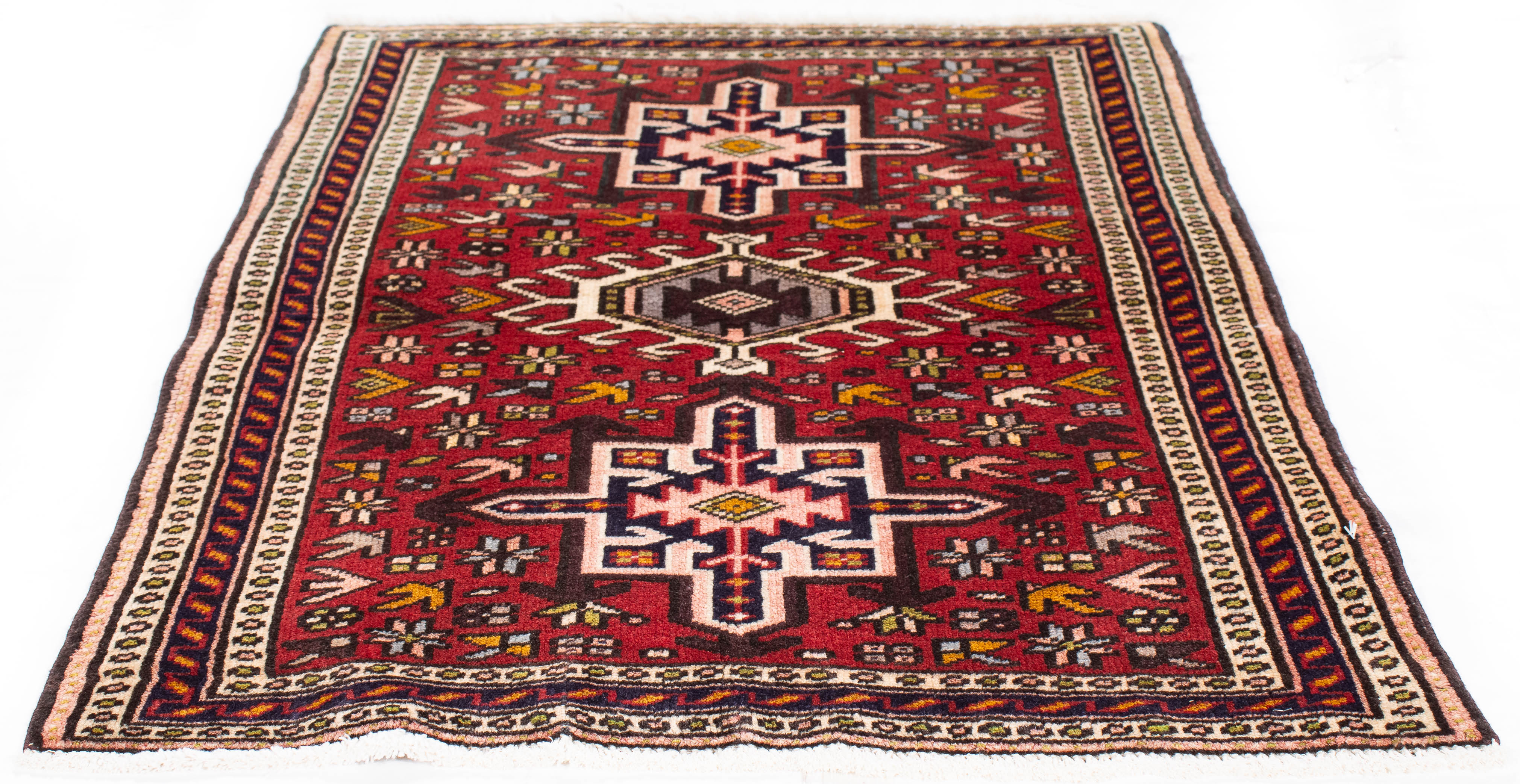 Persian Heriz Rug <br> 2'7 × 3'4