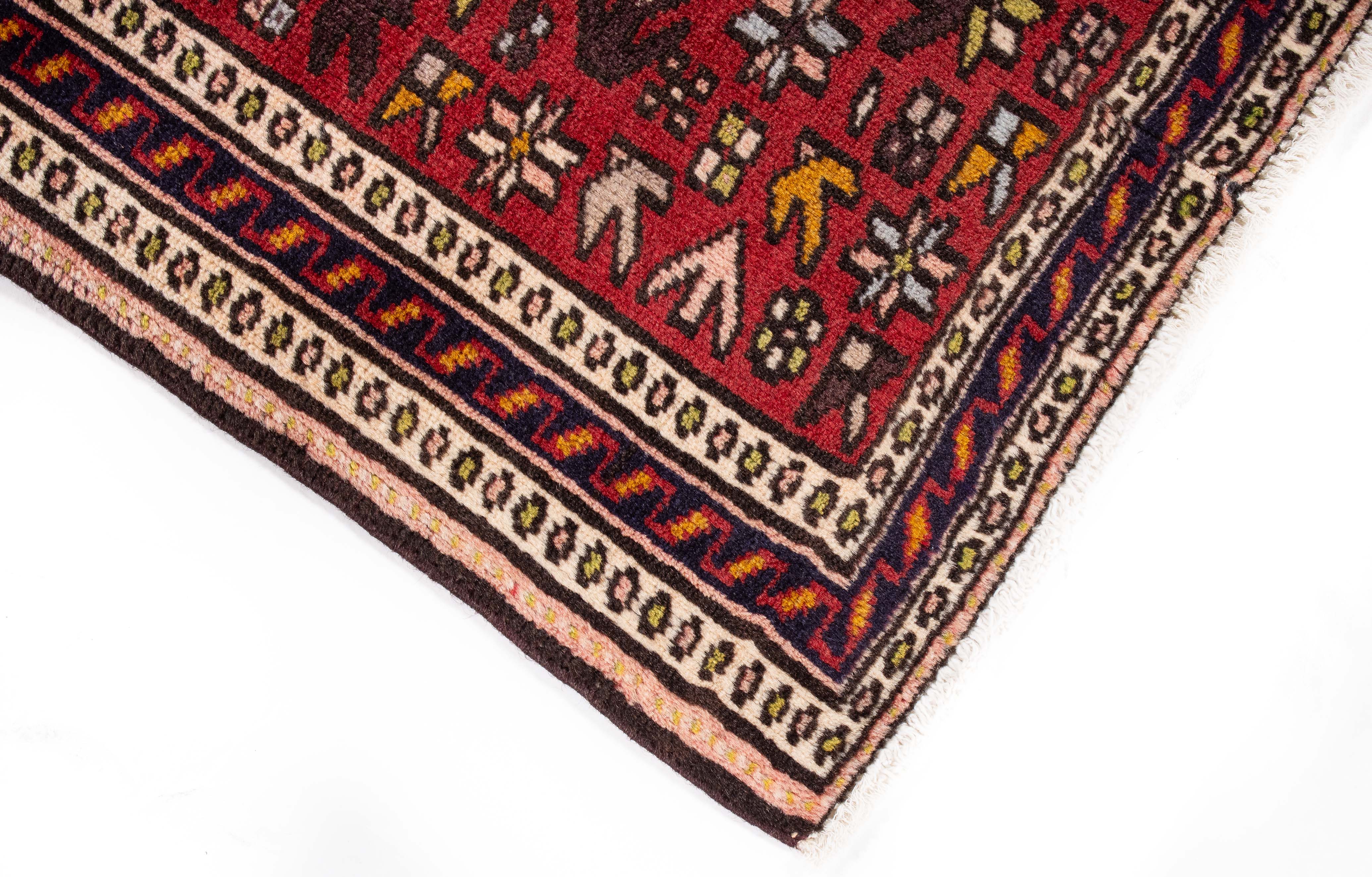 Persian Heriz Rug <br> 2'7 × 3'4