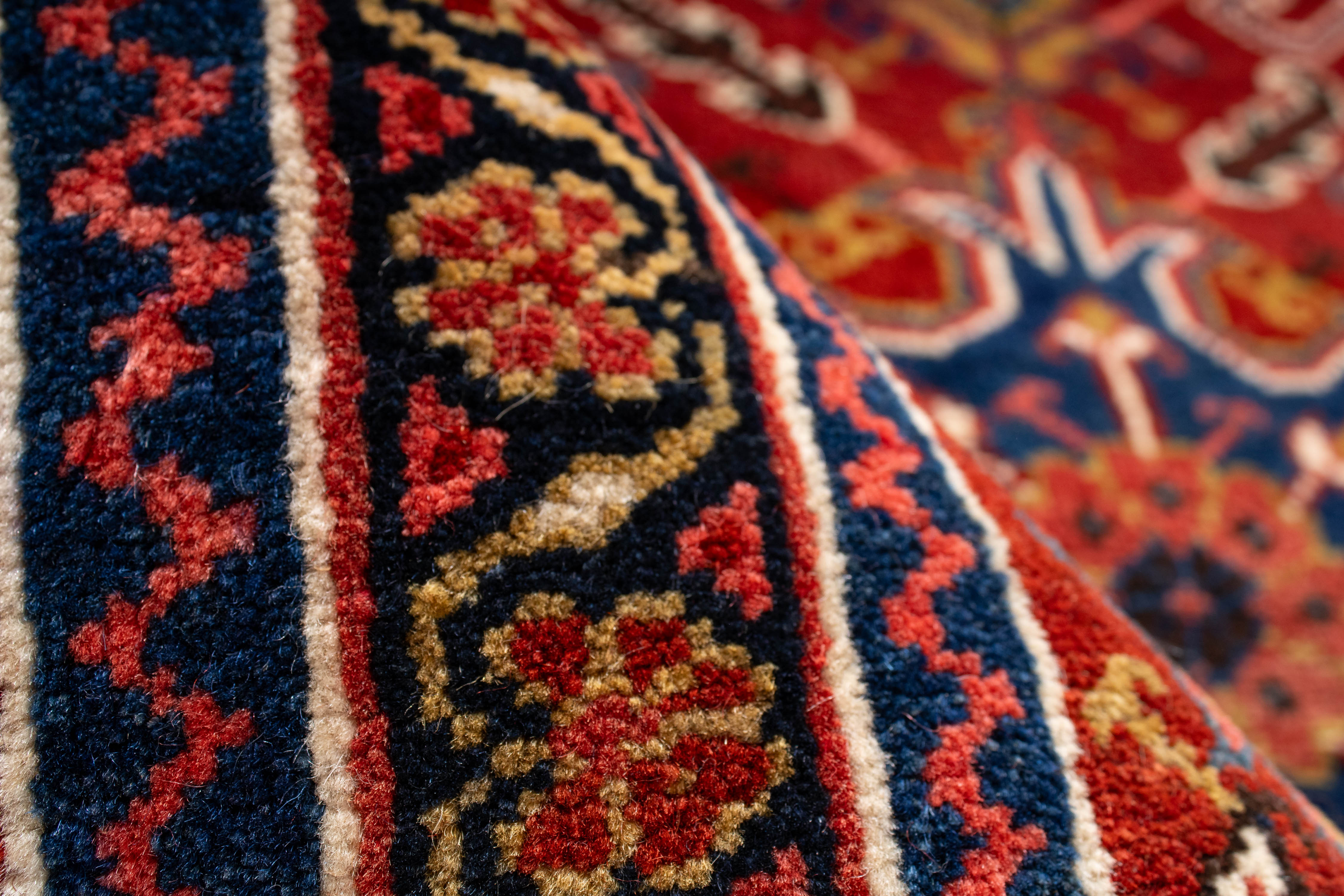Persian Heriz Rug <br> 3'5 × 4'10