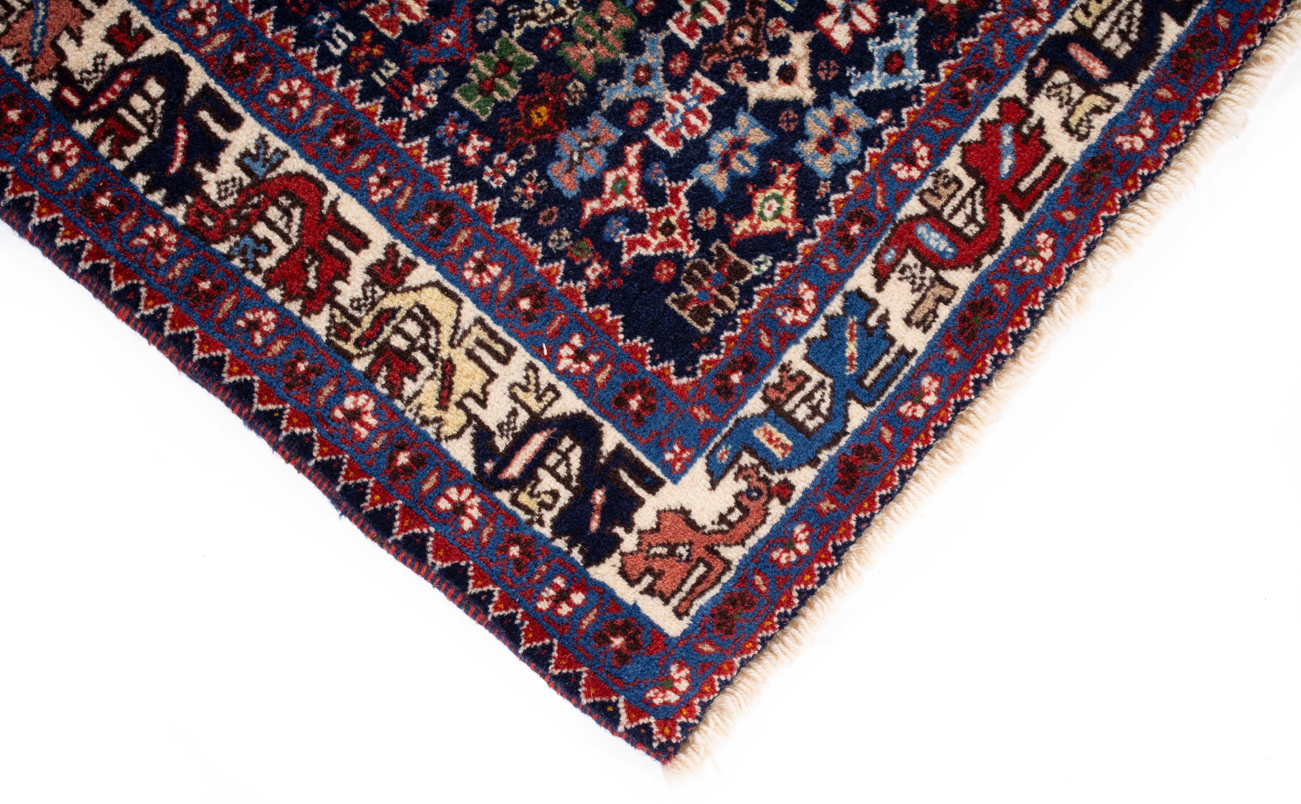 Persian Yalameh Rug <br> 5'0 × 6'6