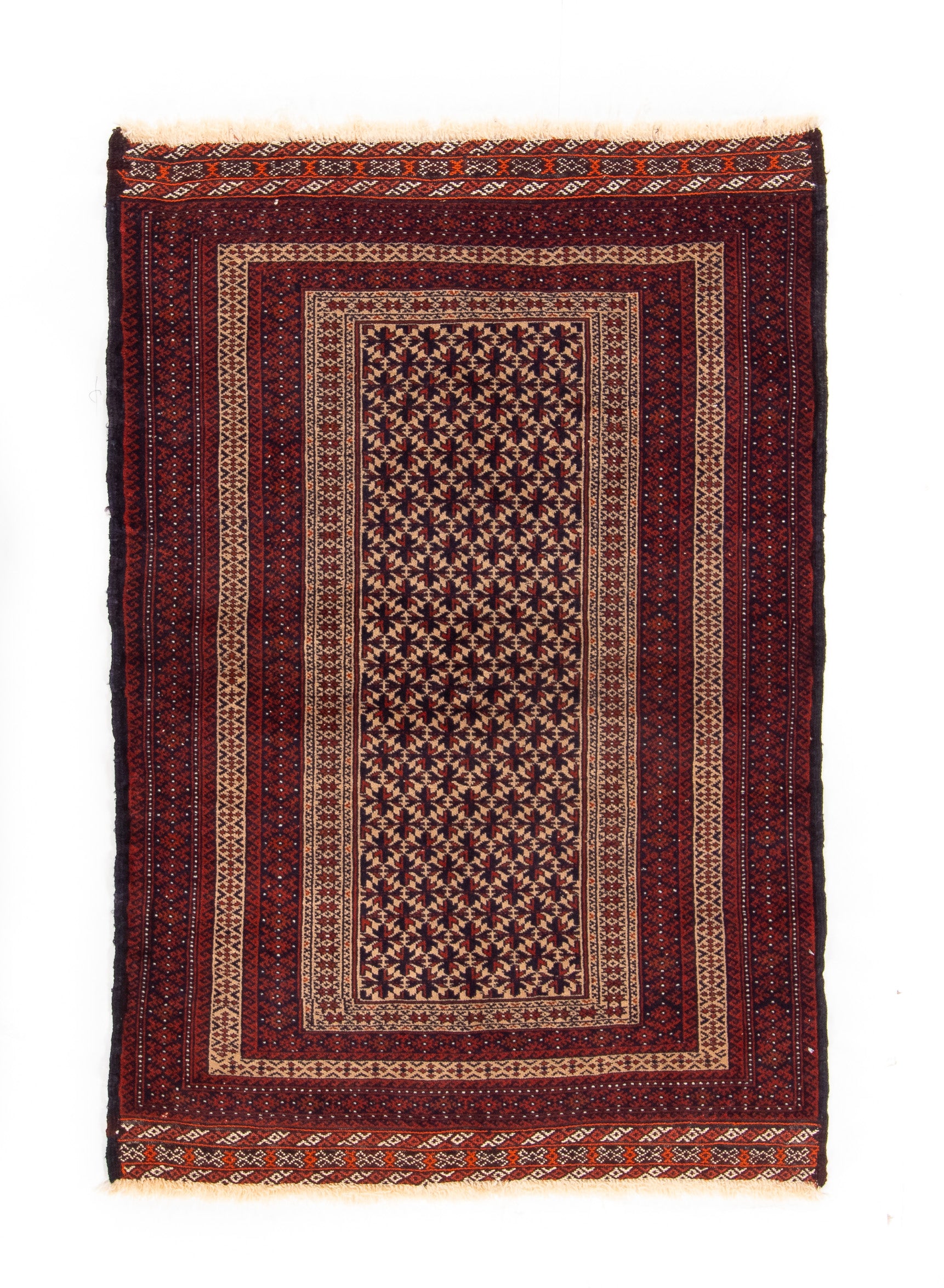 Persian Balouch Rug <br> 3'7 × 5'2