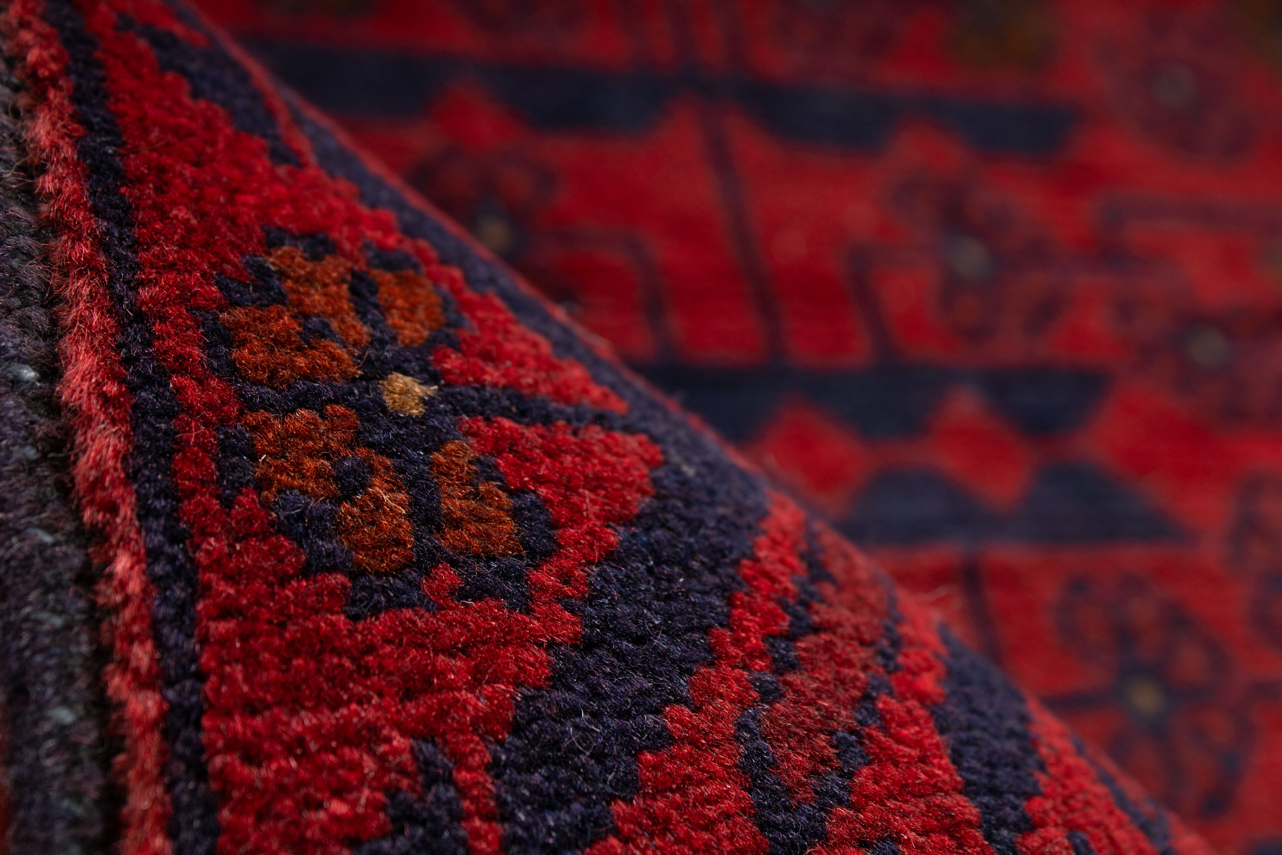 Afghan Turkmen Rug <br> 2'7 x 9'6