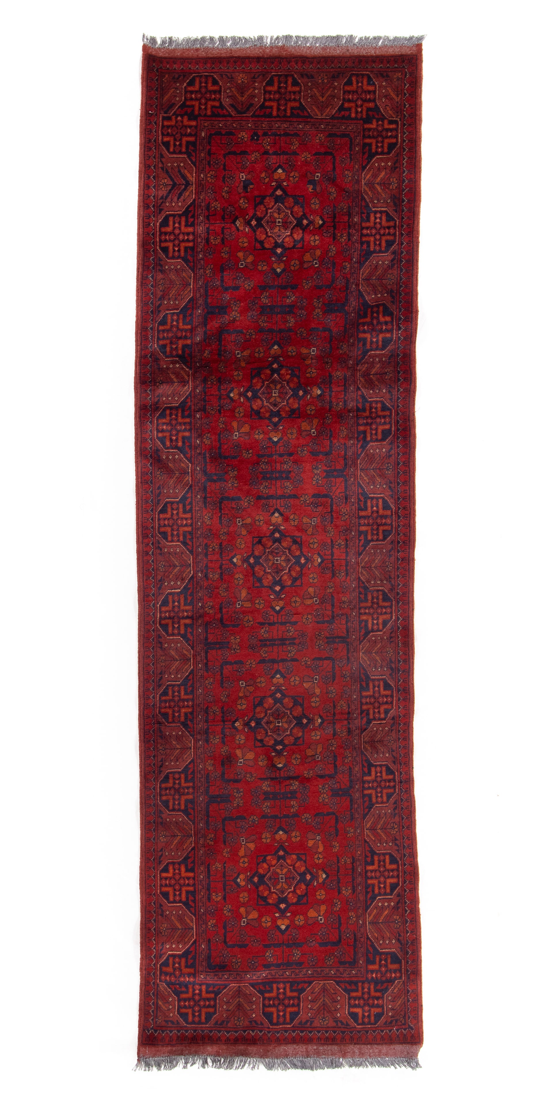 Afghan Turkman Rug <br> 2'8 x 9'10