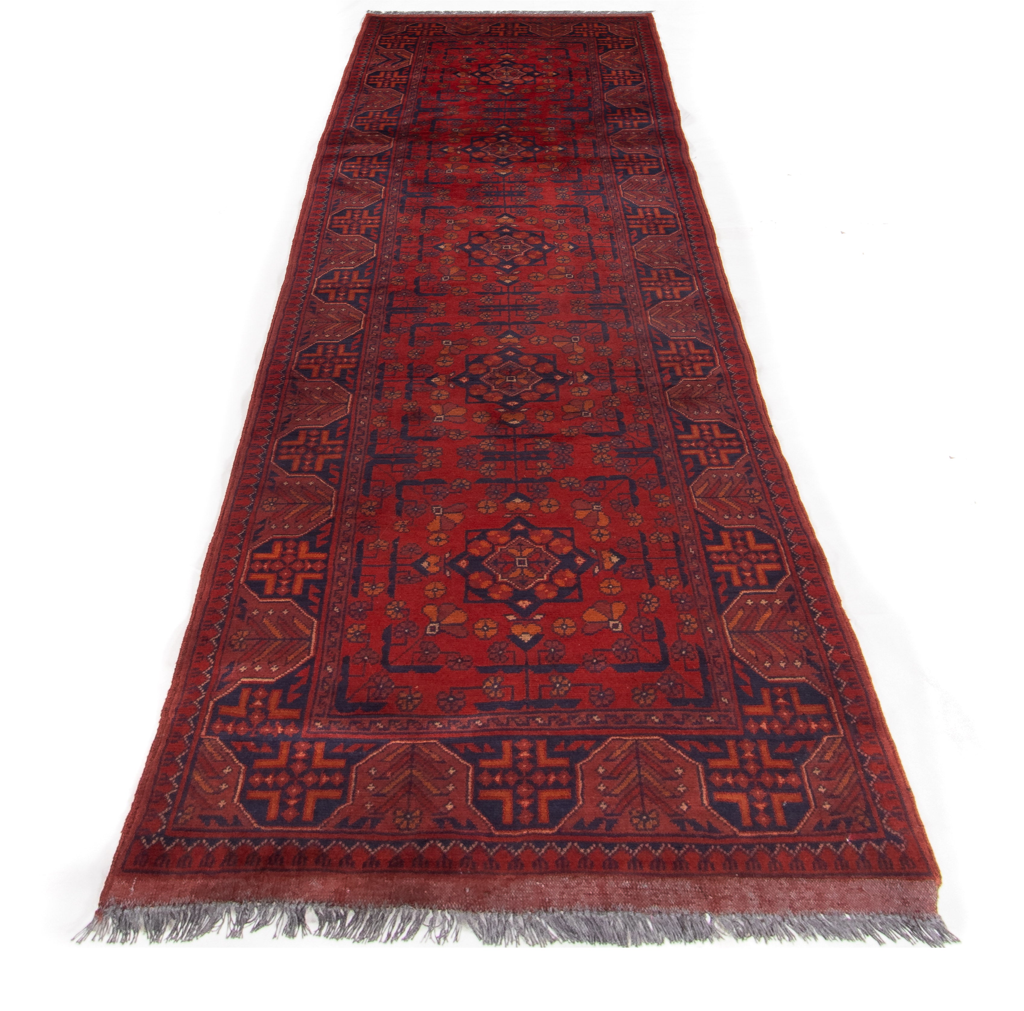 Afghan Turkman Rug <br> 2'8 x 9'10