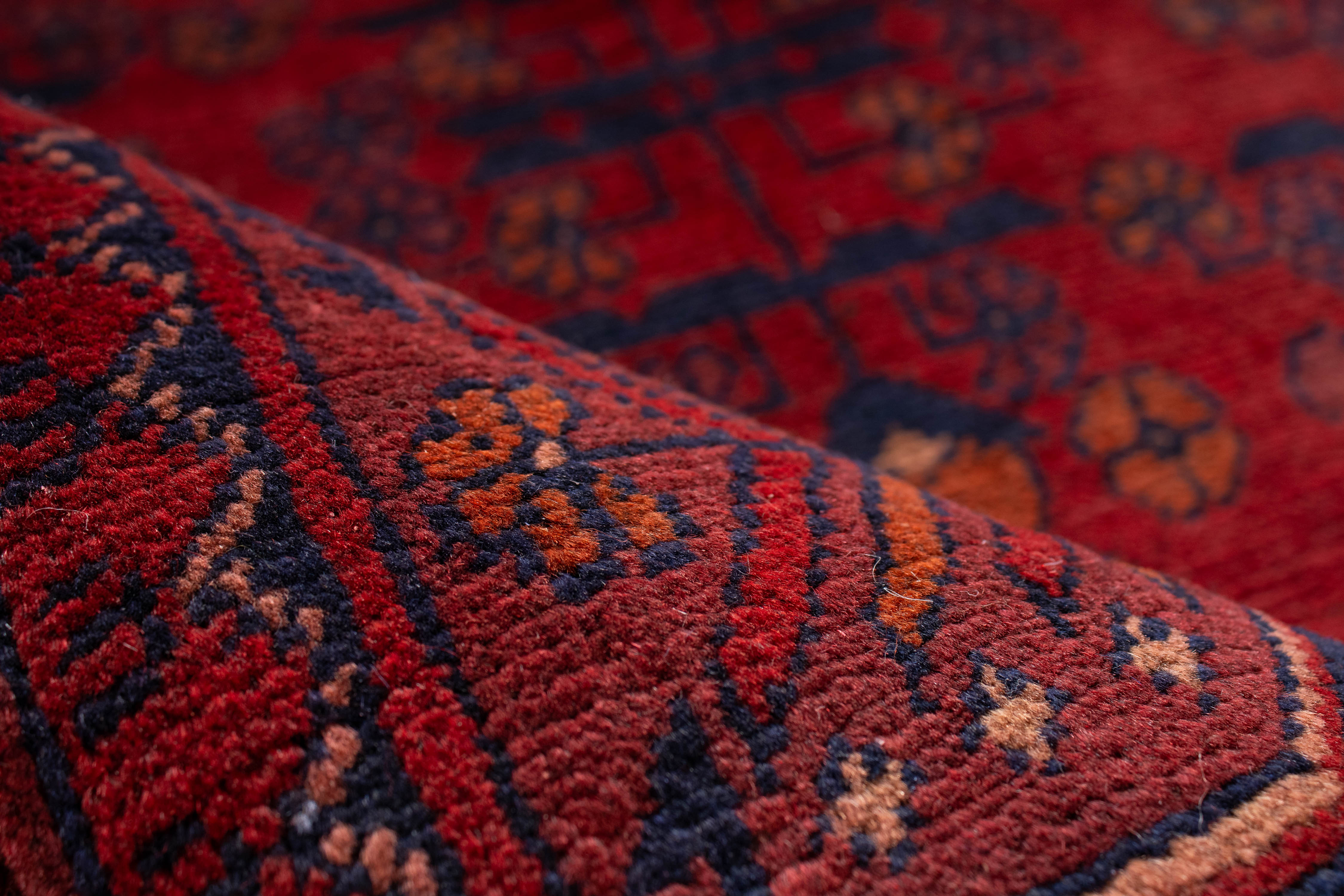 Afghan Turkman Rug <br> 2'8 x 9'10