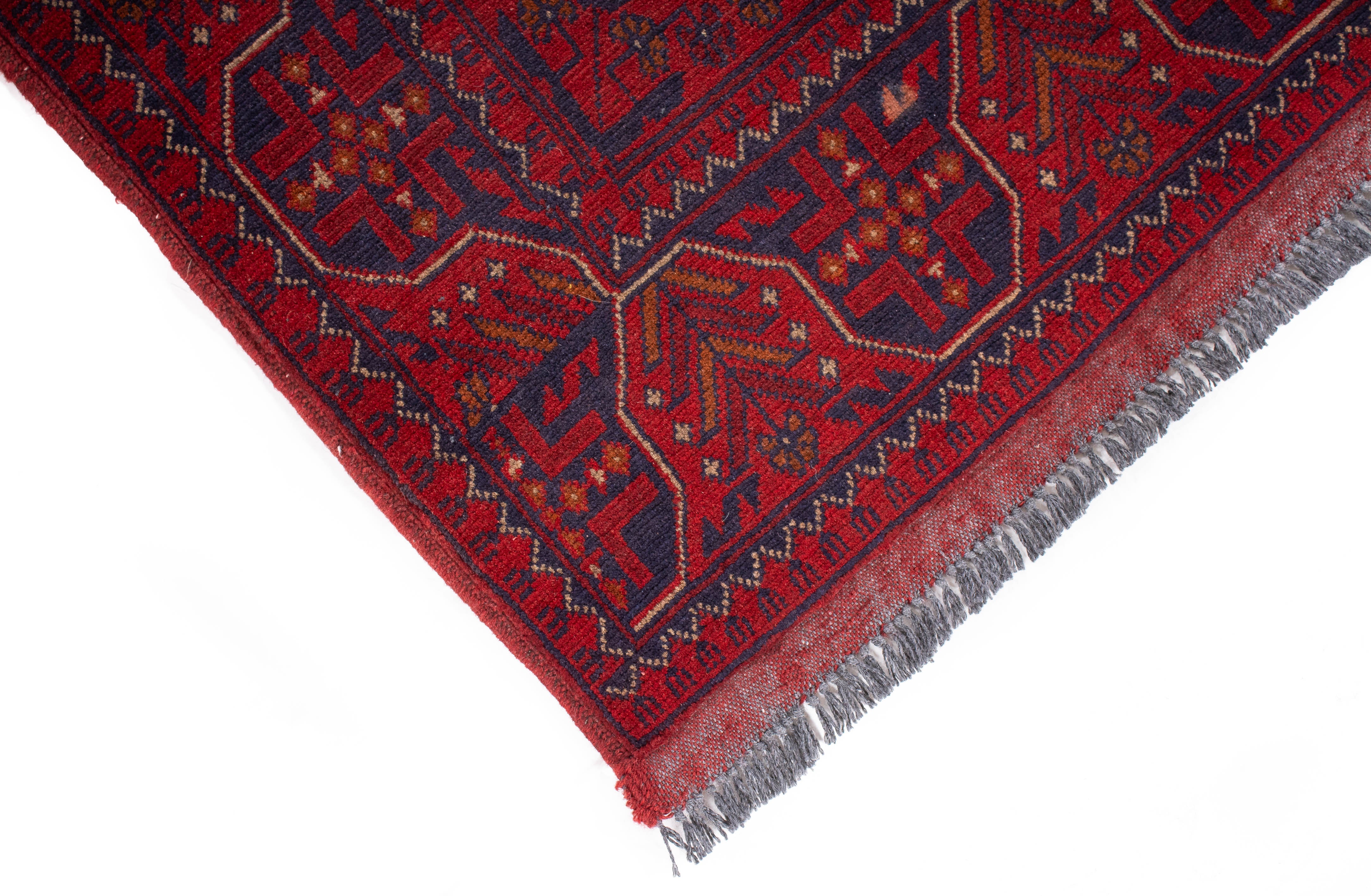 Afghan Turkman Rug <br> 2'6 x 9'9