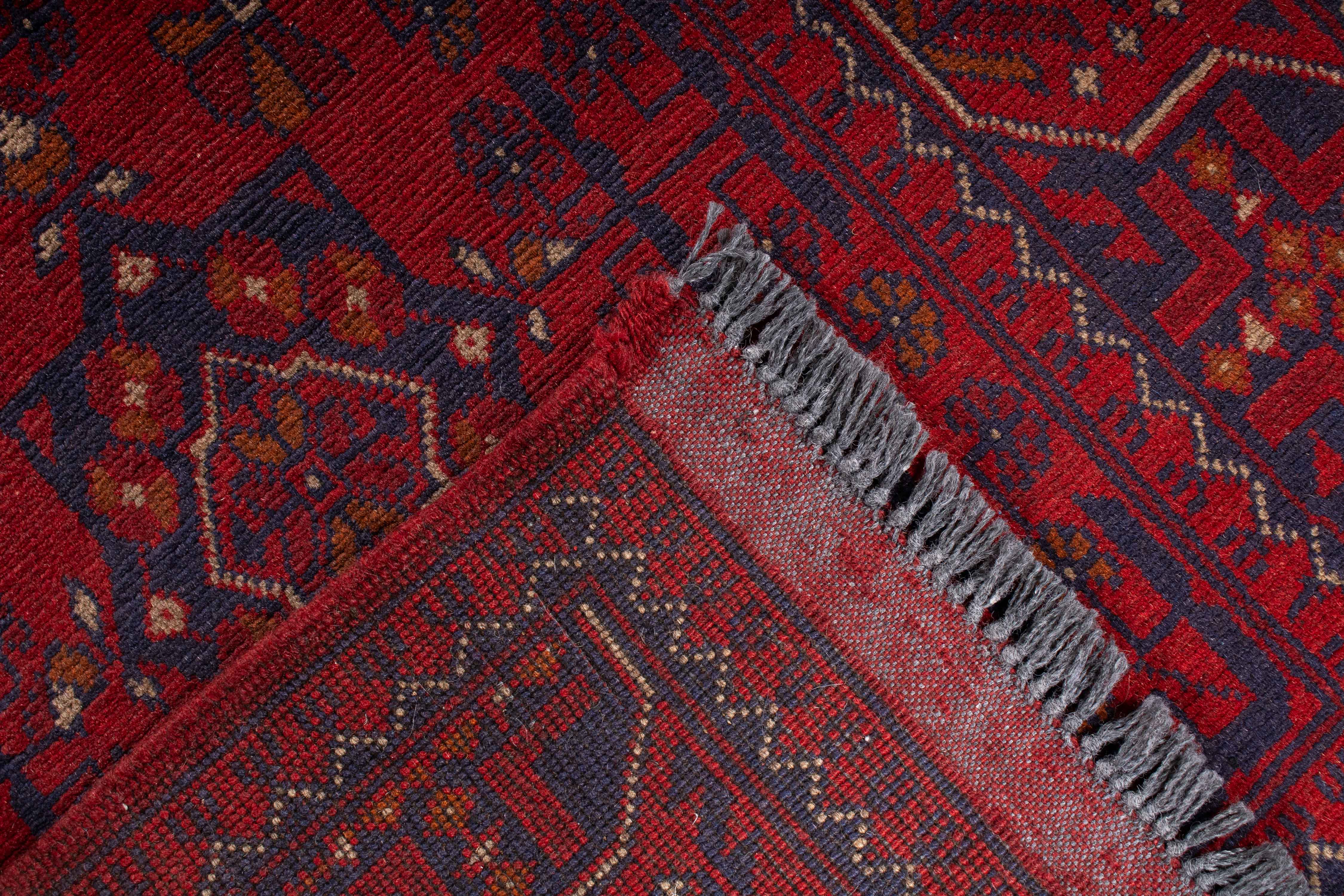 Afghan Turkman Rug <br> 2'6 x 9'9