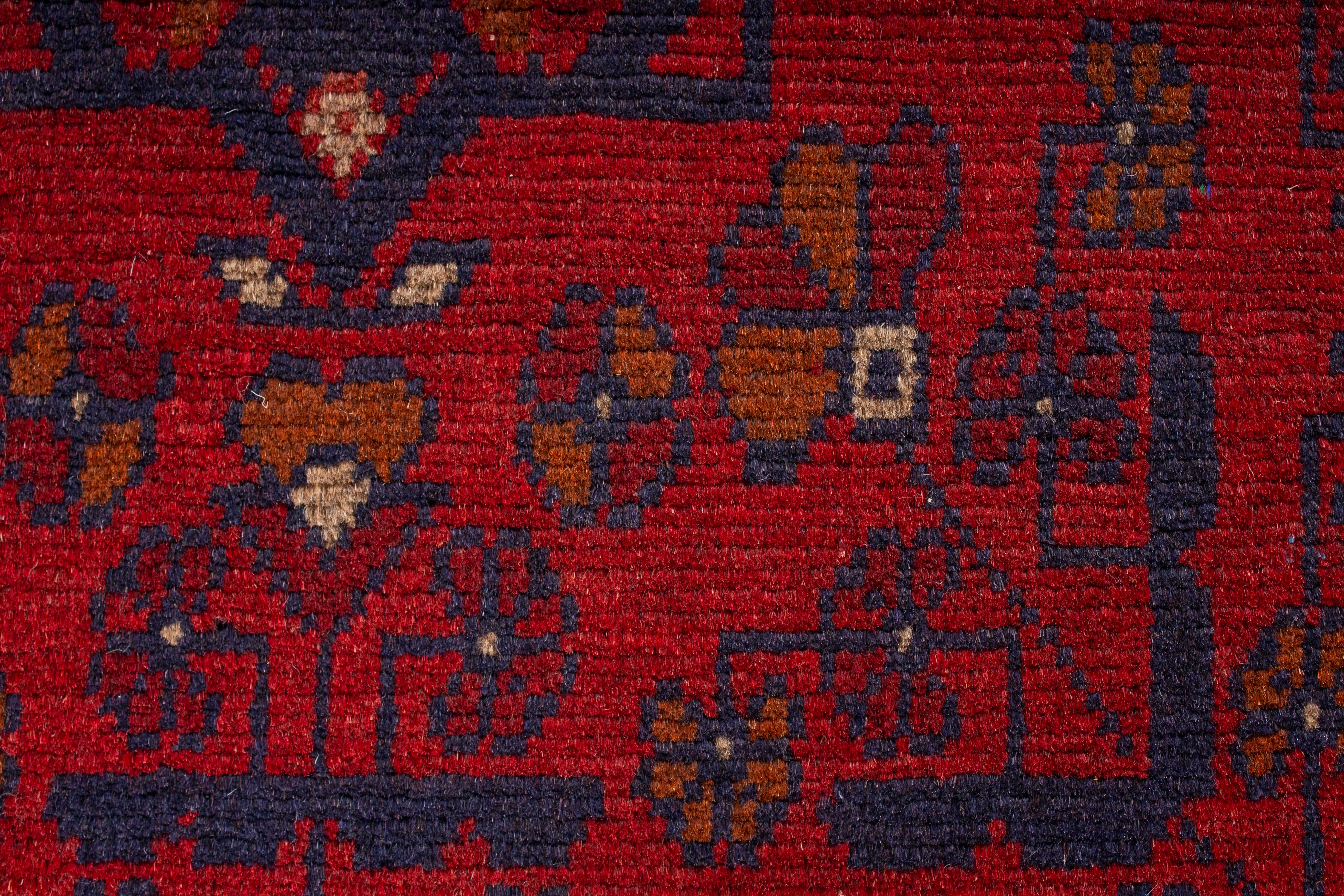 Afghan Turkman Rug <br> 2'6 x 9'9