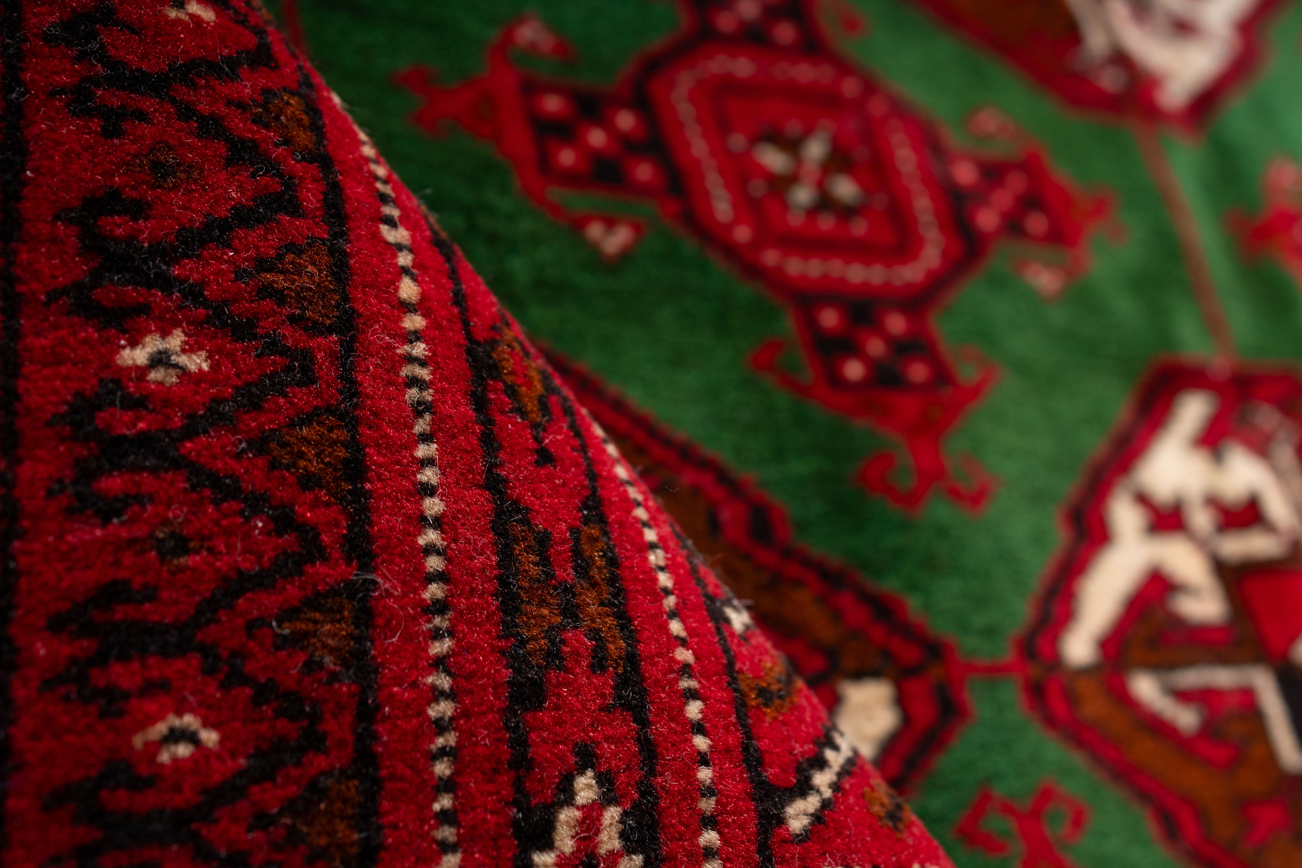 Persian Bokhara Rug <br> 4'2 x 5'10