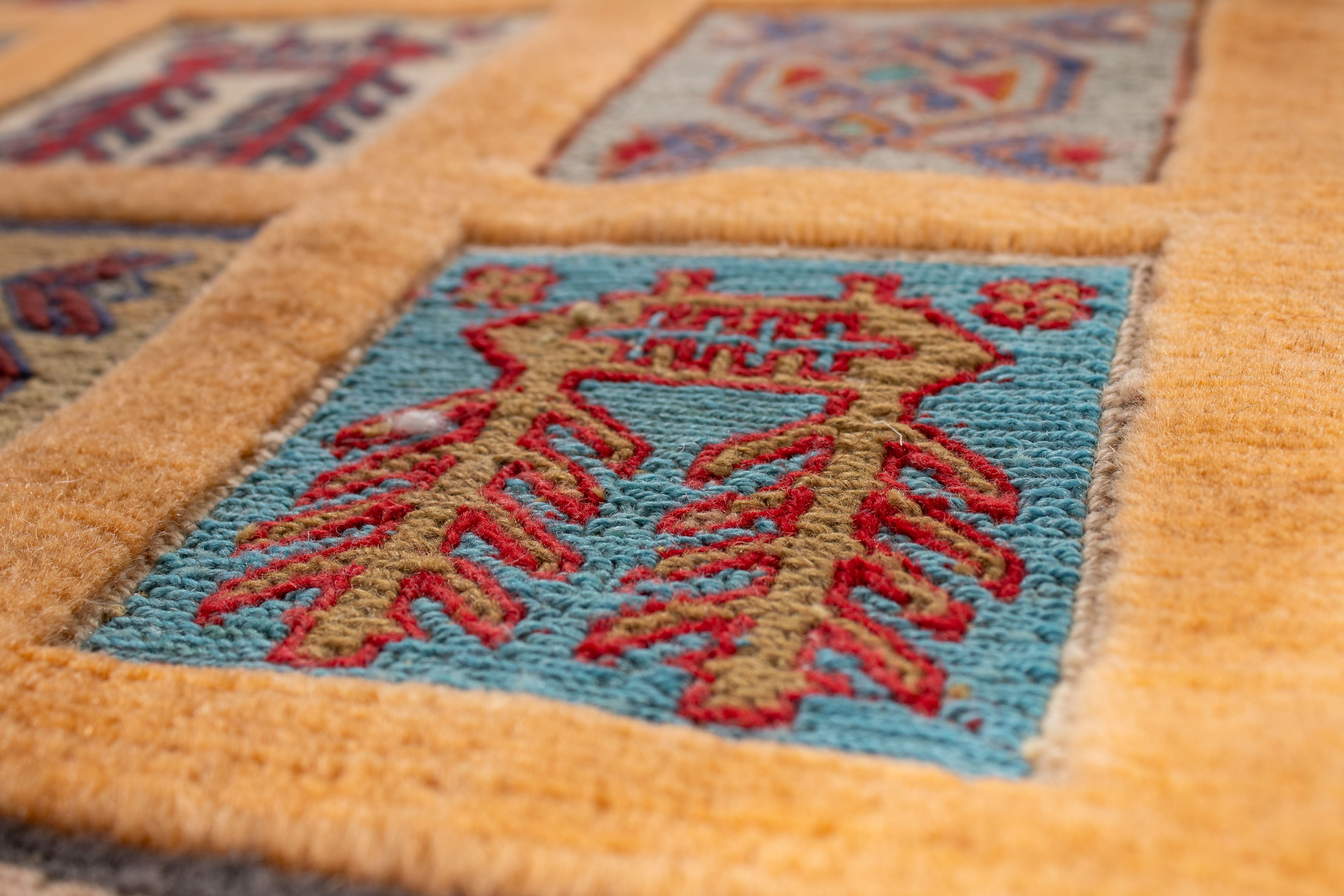 Pakistan Gabbeh Rug <br> 4'6 x 5'6