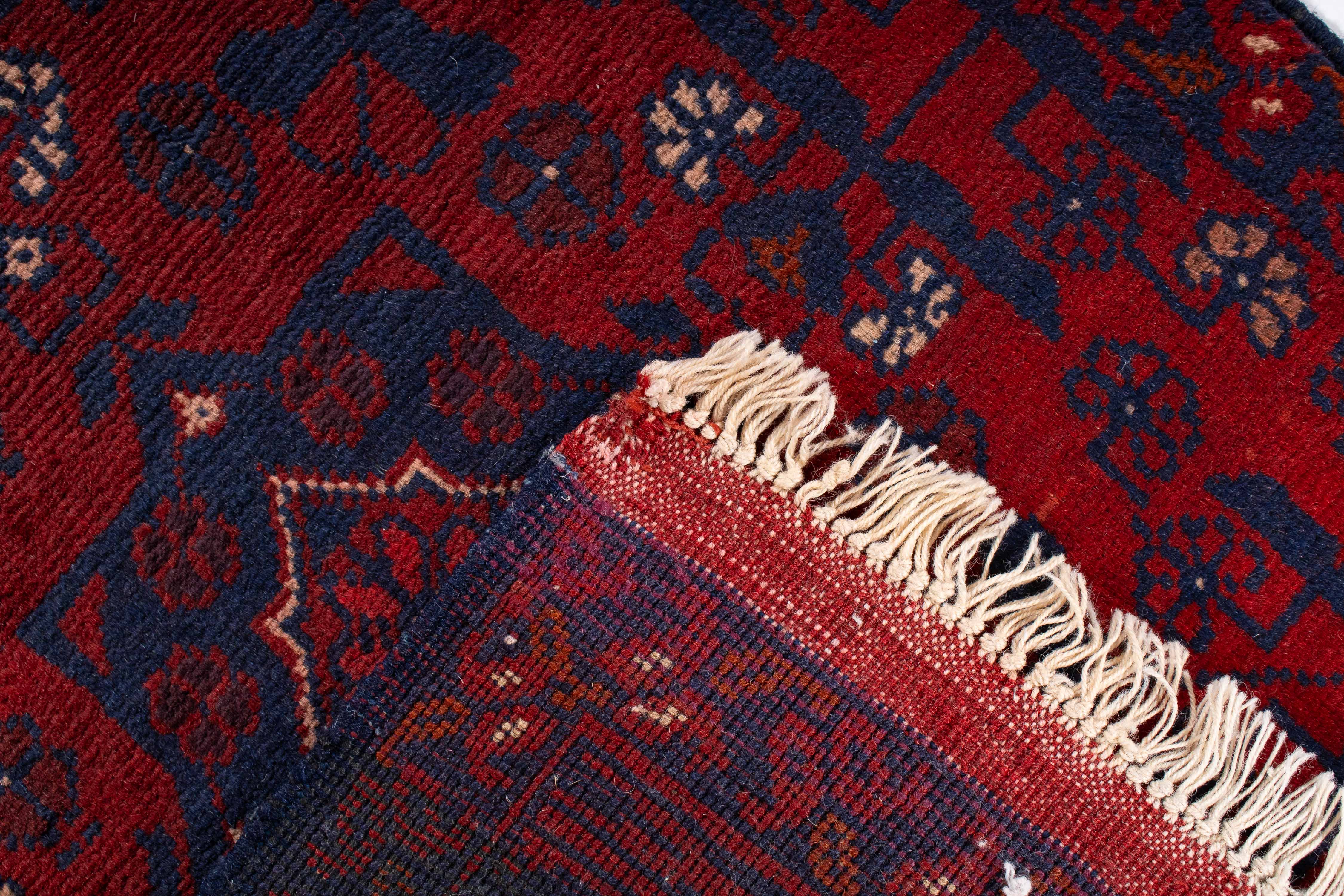 Afghan Turkman Rug <br> 1'9 x 5'2