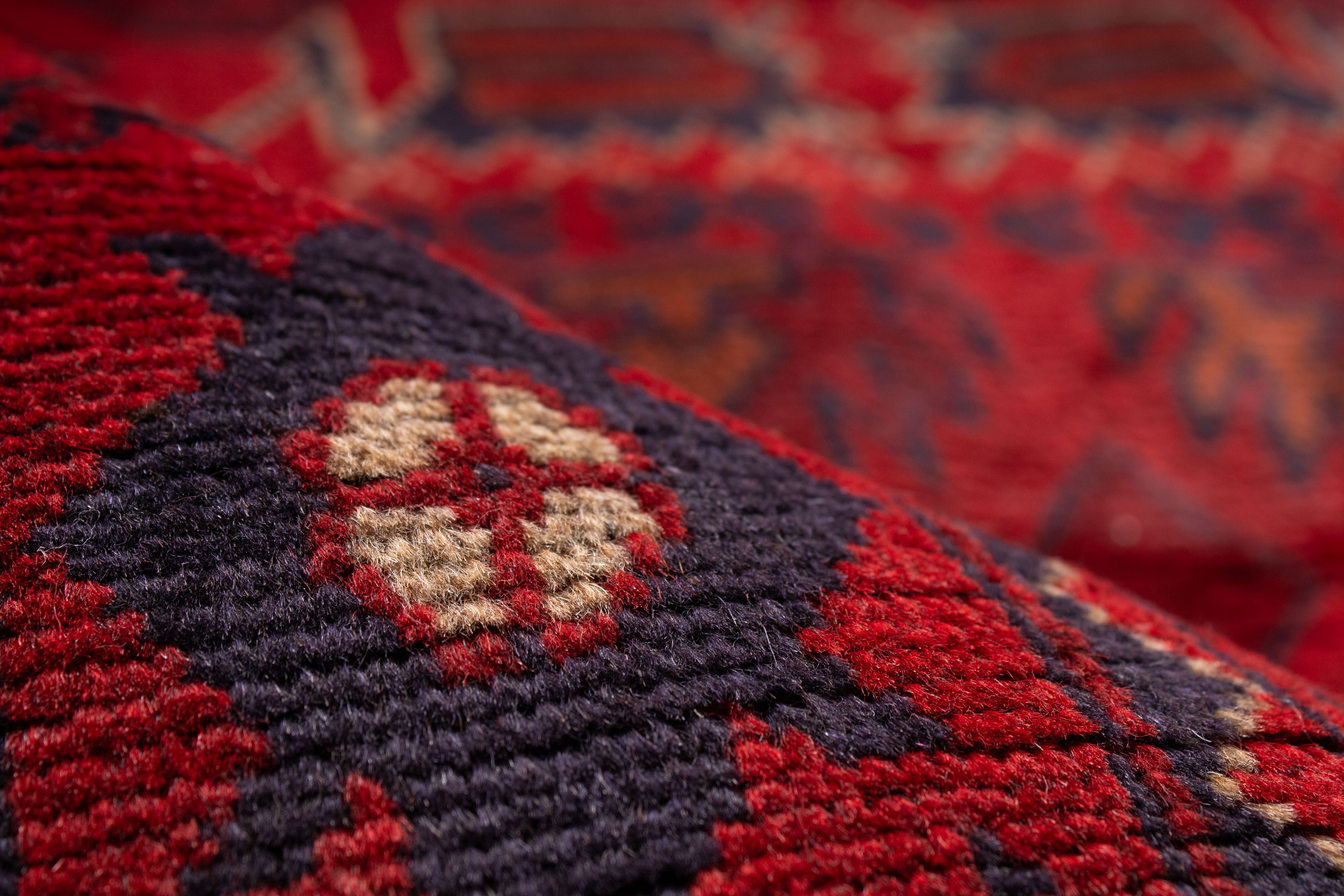 Afghan Turkman Rug <br> 4'4 x 6'6