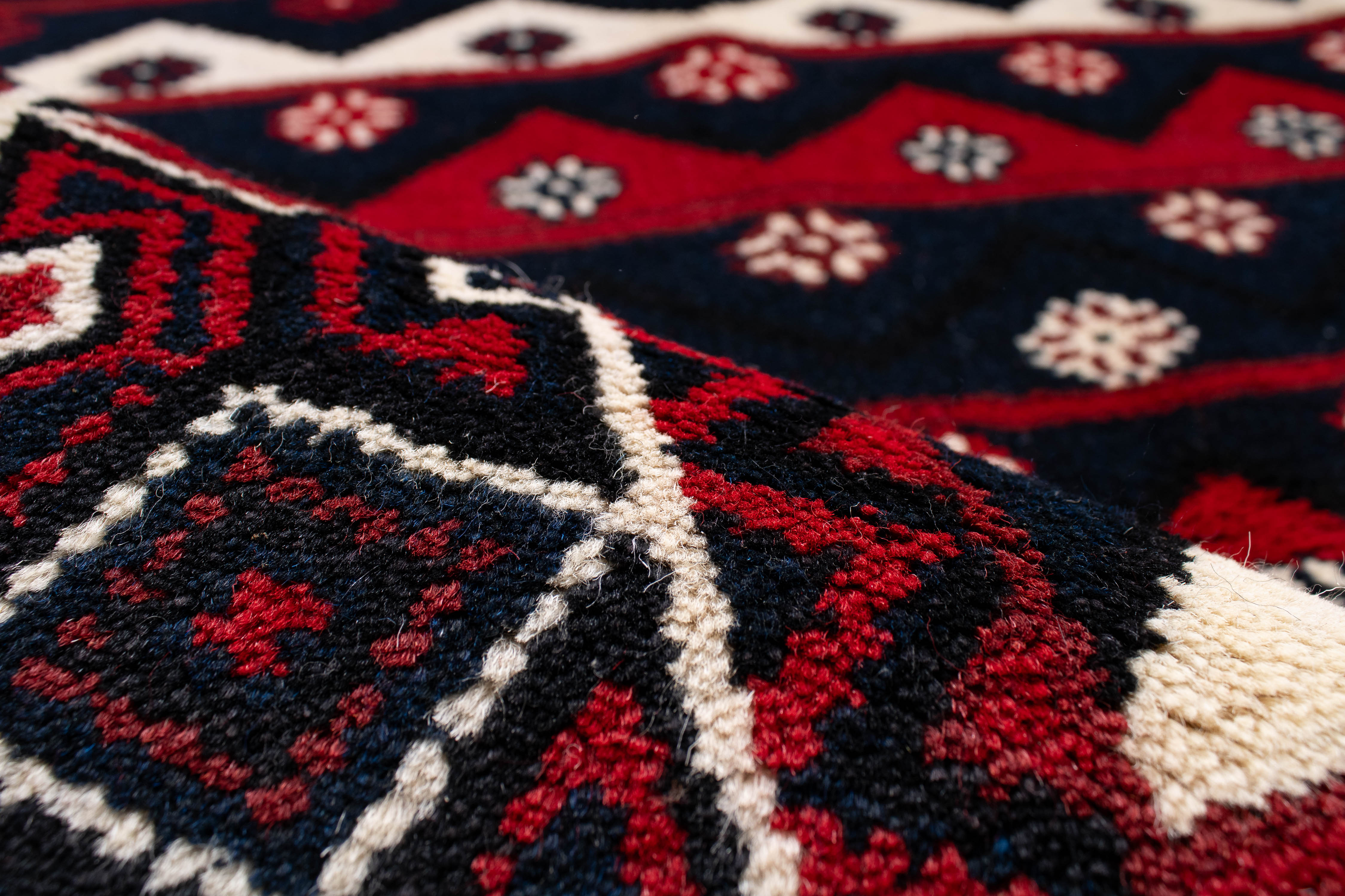 India Tribal Rug <br> 4'1 x 6'1