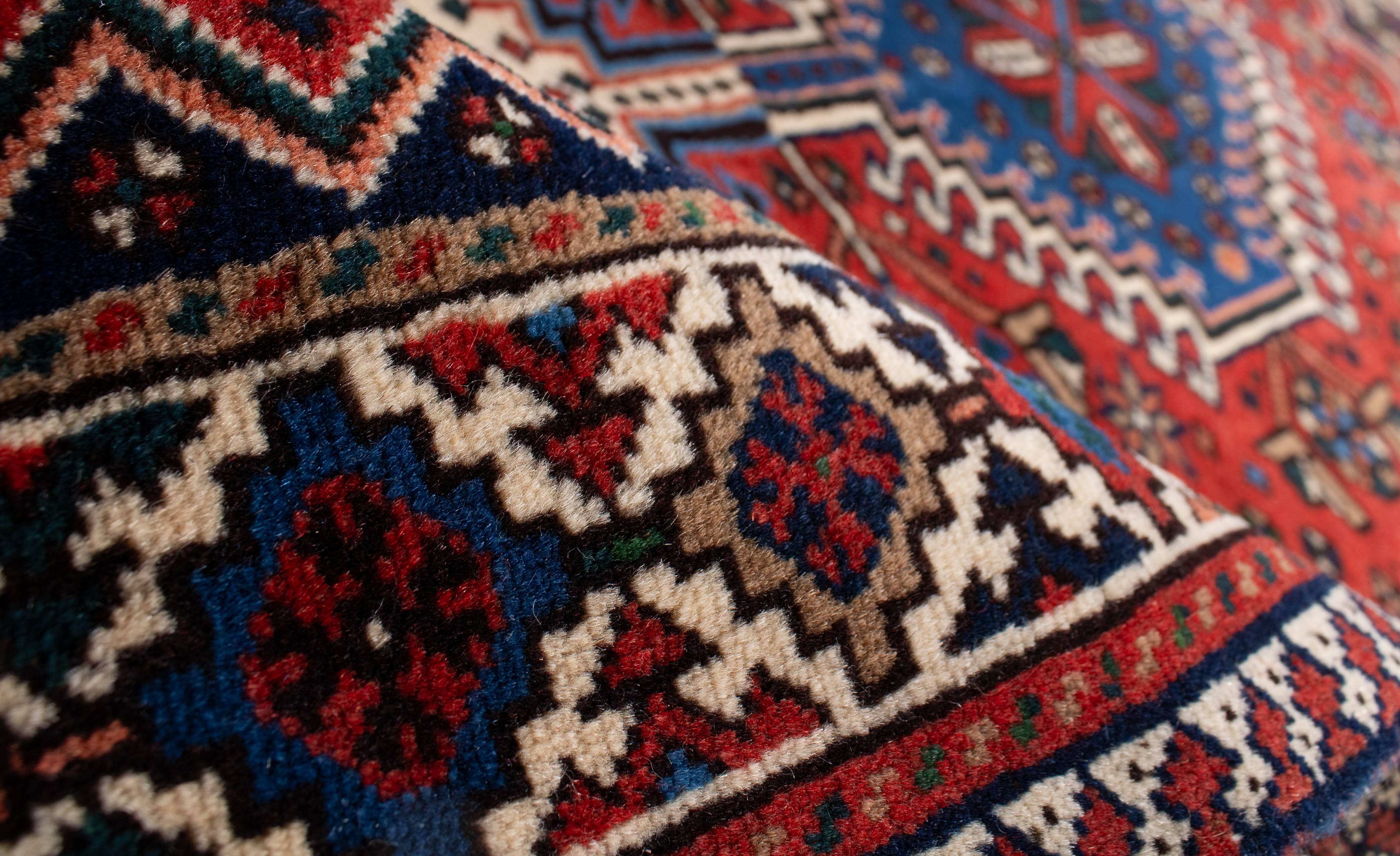 Persian Yalameh Rug <br> 2'9 x 4'4