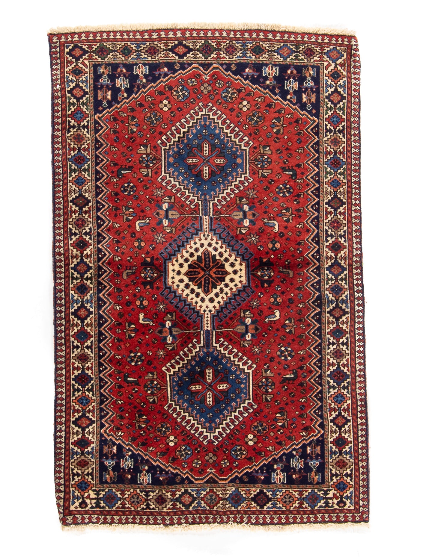 Persian Yalameh Rug <br> 2'9 x 4'4