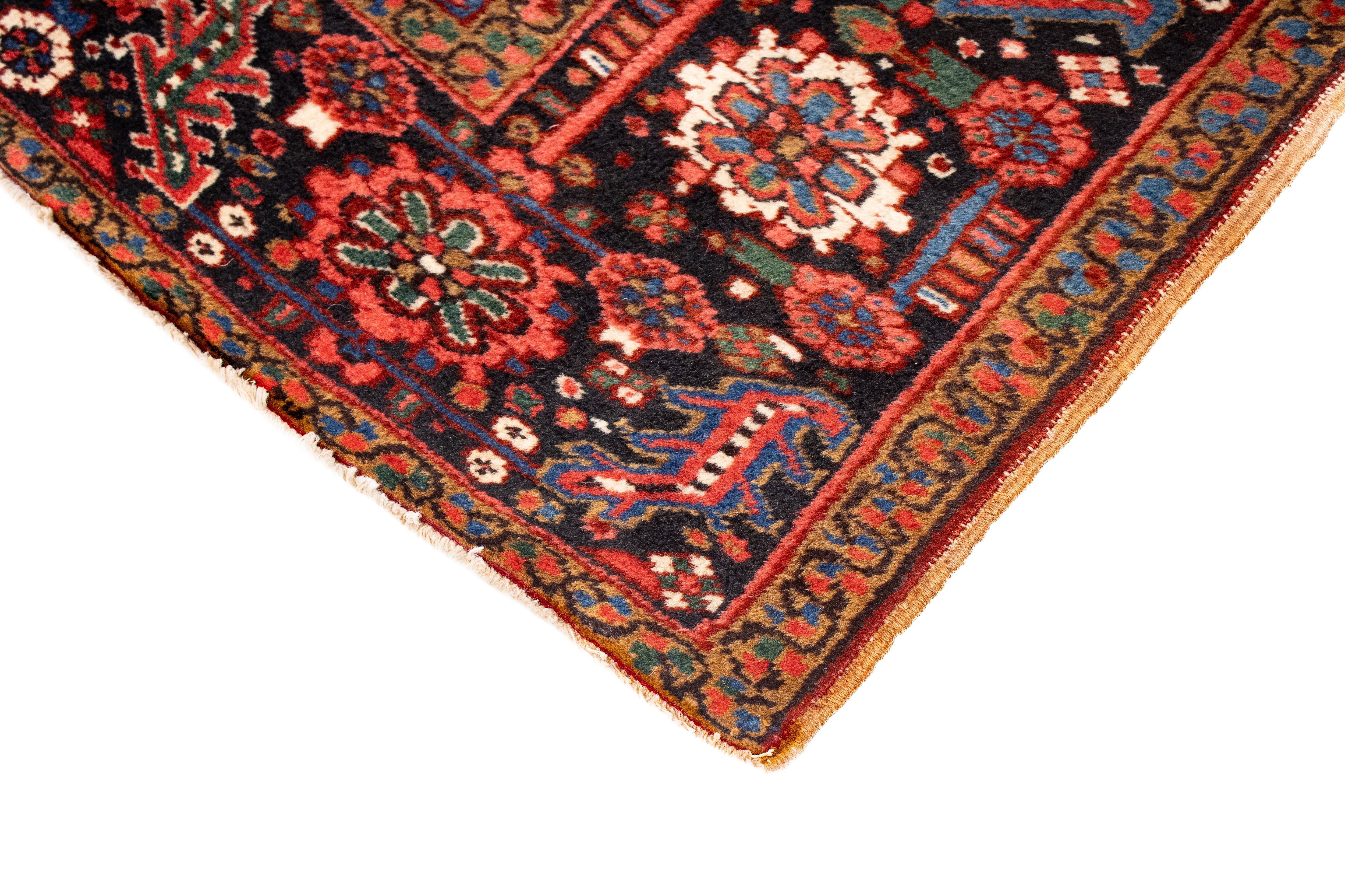 Semi-Antique Persian Heriz Rug <br> 9'0 x 12'0