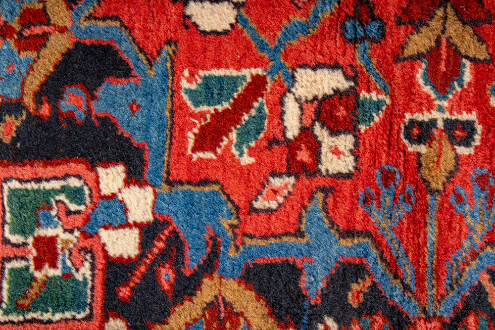 Semi-Antique Persian Heriz Rug <br> 9'0 x 12'0