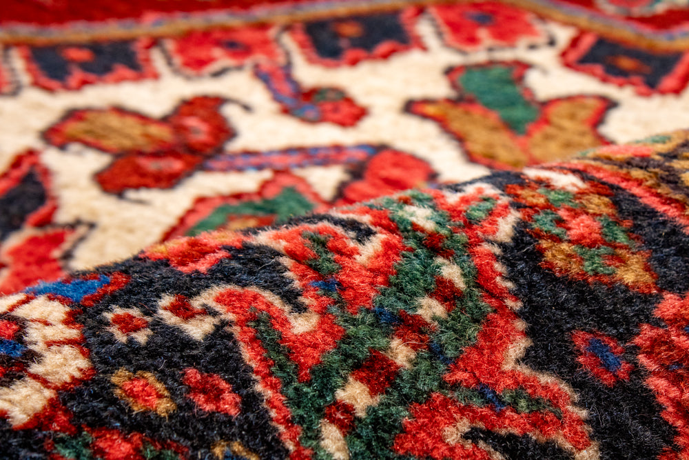 Semi-Antique Persian Heriz Rug <br> 9'0 x 12'0