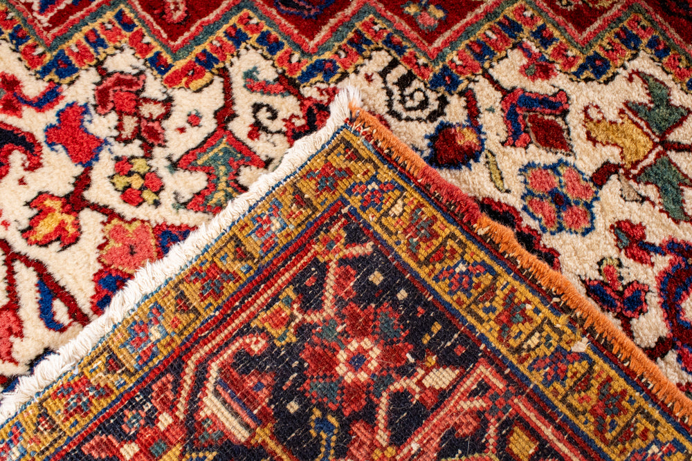 Semi-Antique Persian Heriz Rug <br> 8'0 x 11'0