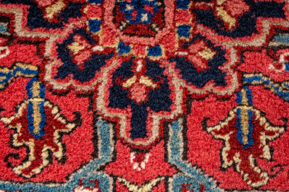 Semi-Antique Persian Heriz Rug <br> 8'0 x 11'0