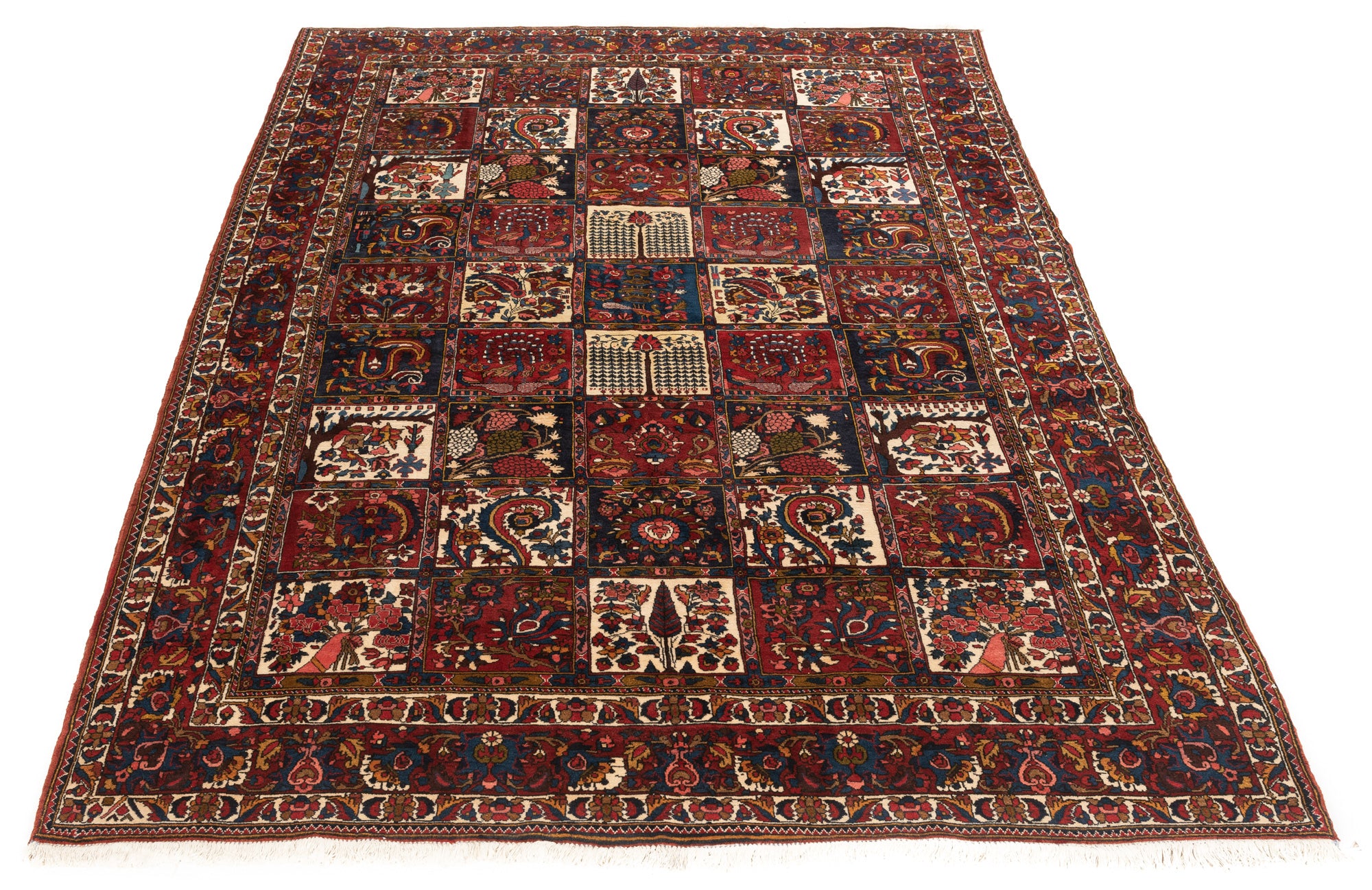 New Antique-Style Garden Design Rug <br> 6'10 x 10'4