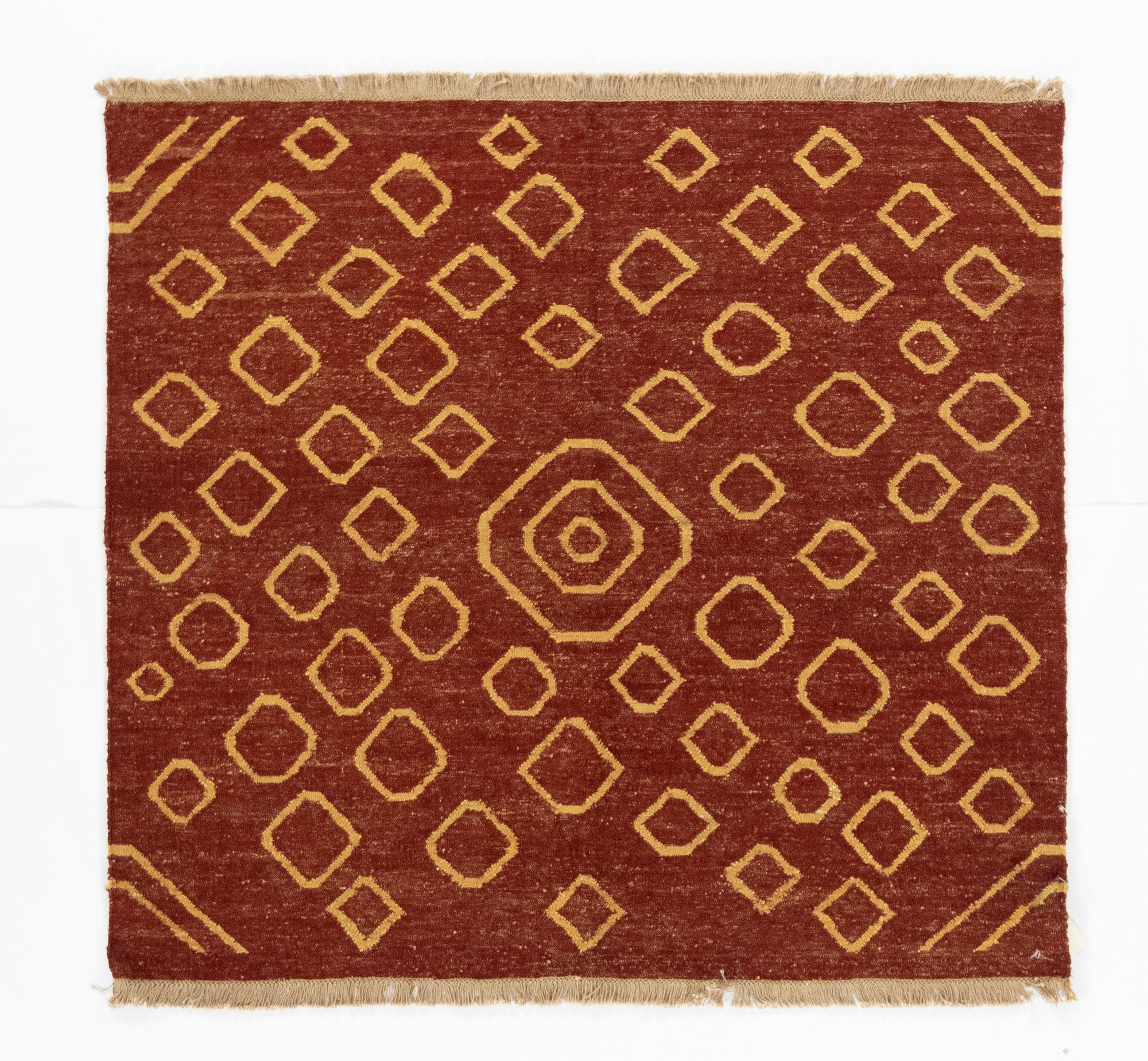 New Indian Contemporary Design Rug <br> 3'11 x 4'3