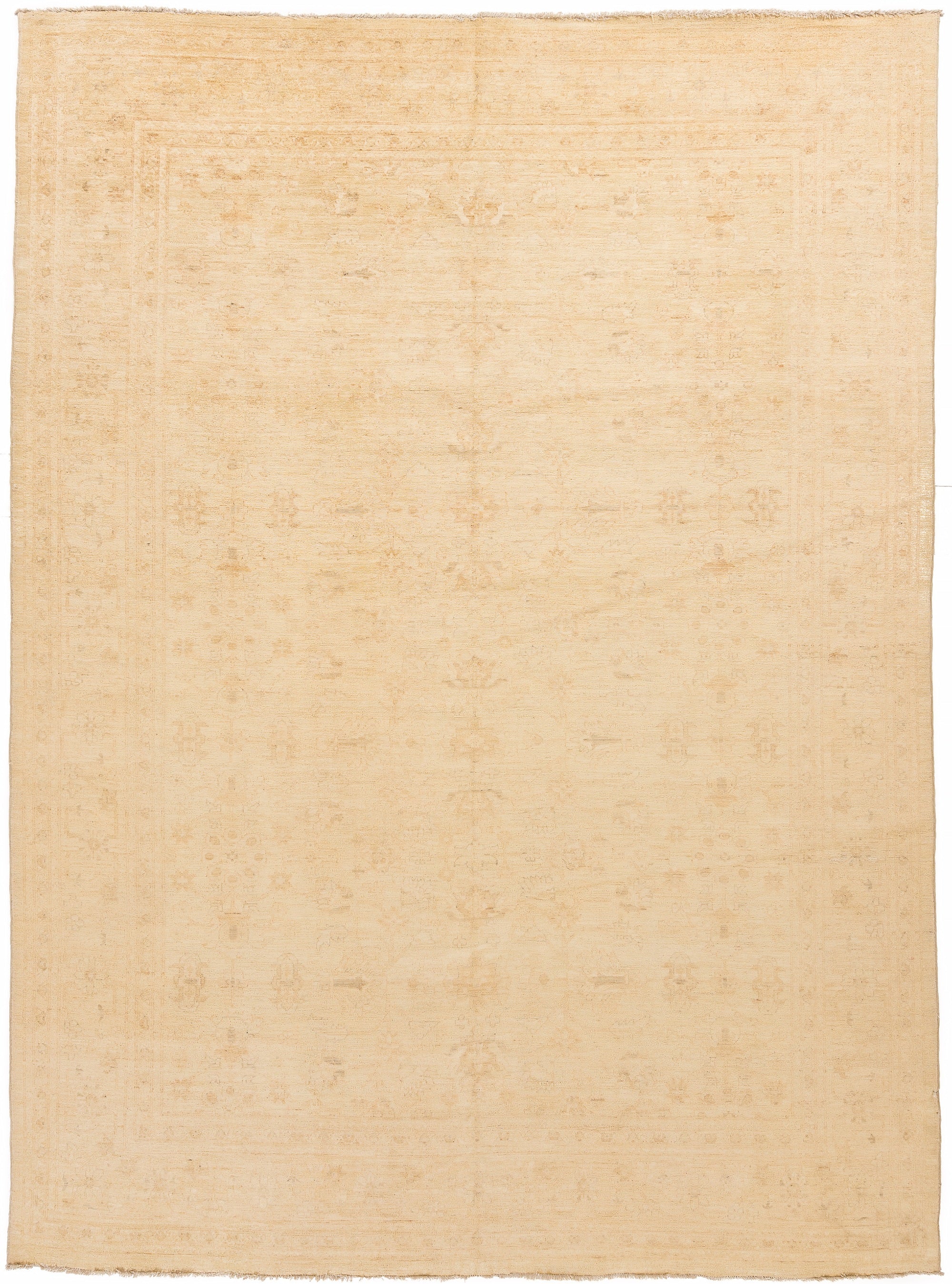 New Pakistan Kafkaz Zero-Wash Rug <br> 10'2 x 13'11