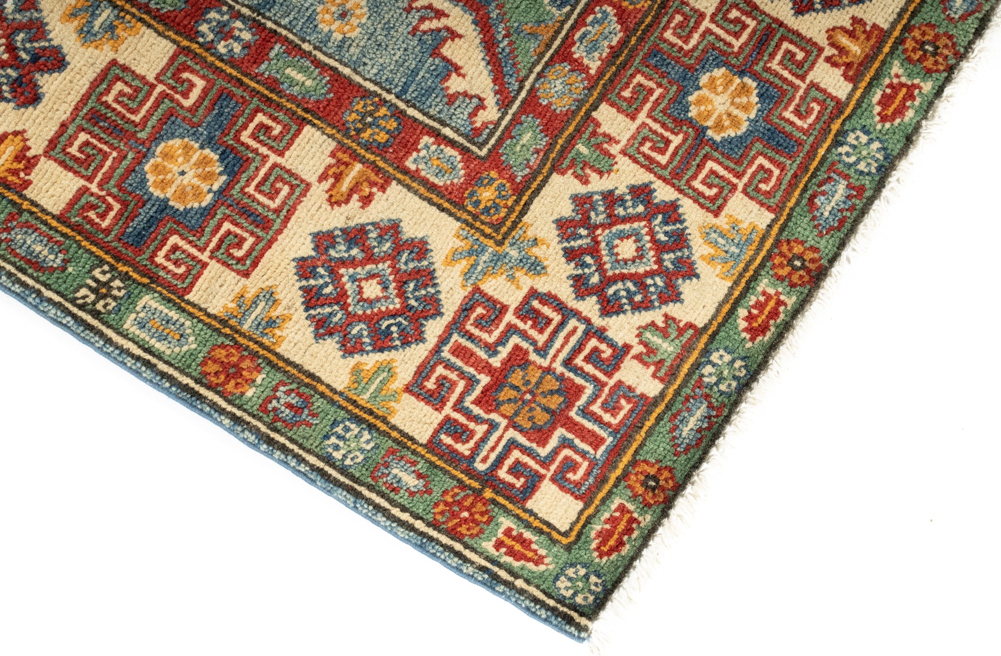 Pakistani Kazak Rug <br> 4'0 × 5'10