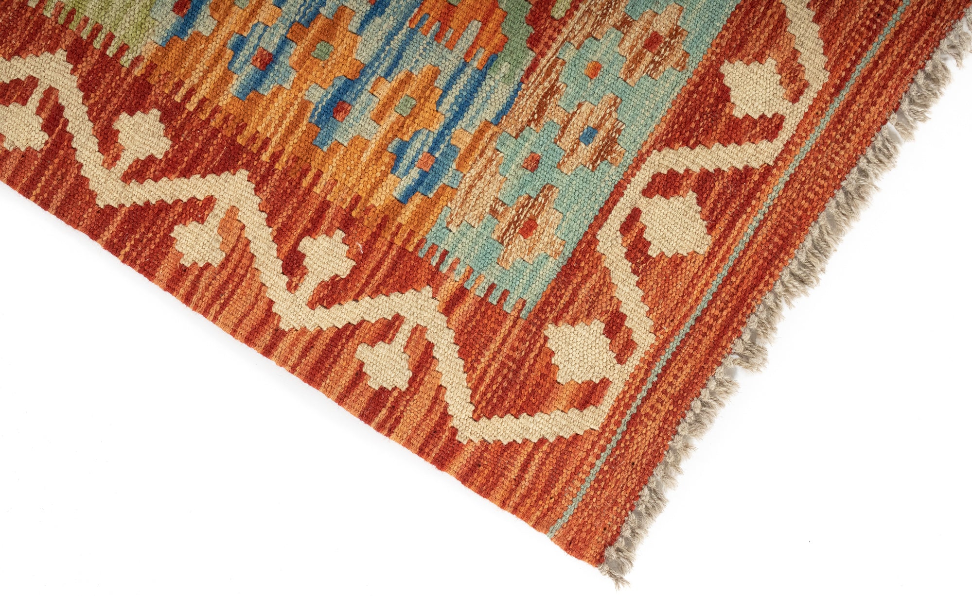 Pakistani Kilim Area Rug <br> 3'4 × 5'3