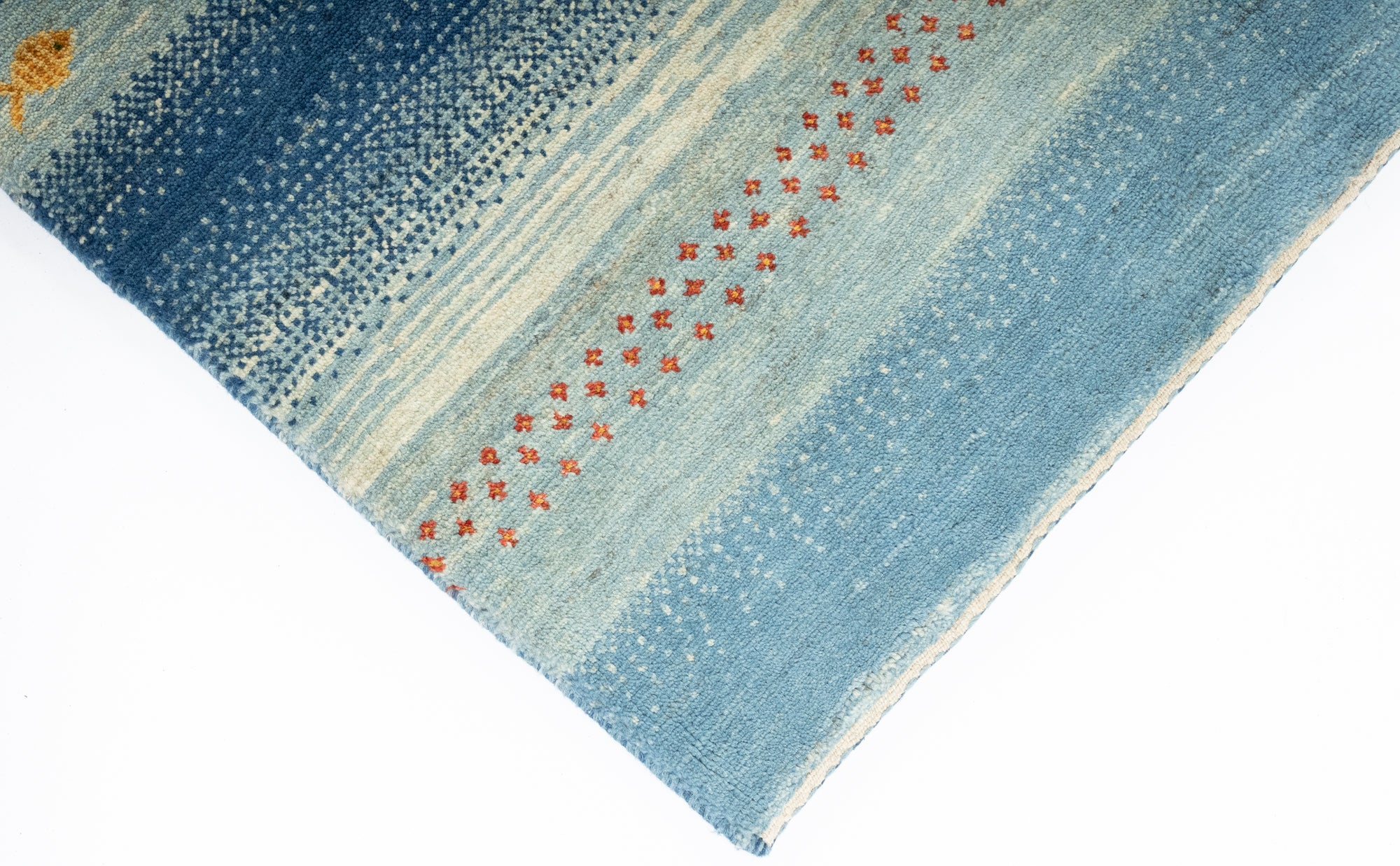 New Pakistani Modern Tribal Desgin Rug <br> 6'6 x 8'11
