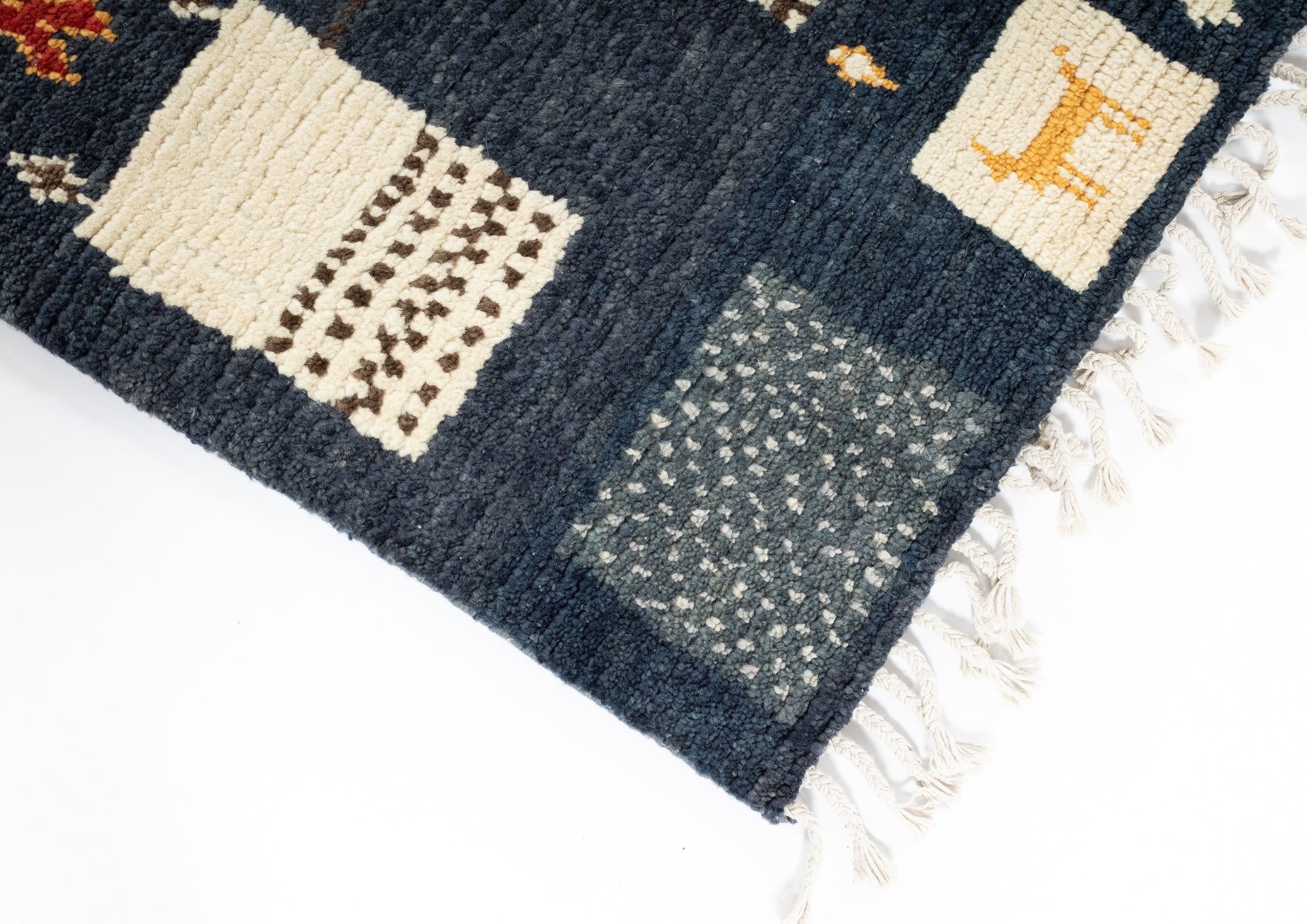 New Pakistani Modern Tribal Desgin Rug <br> 6'4 x 8'2