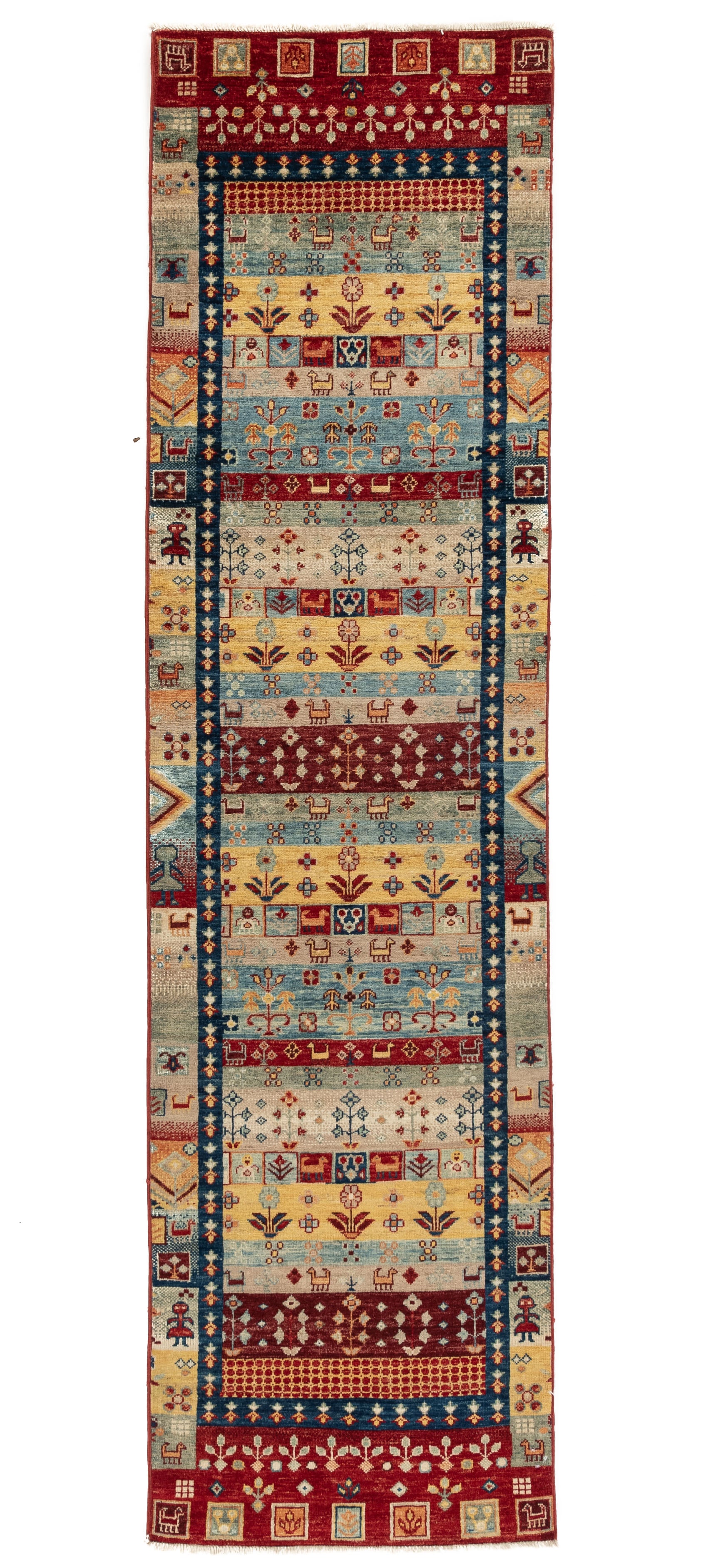 New Pakistani Transitional Tribal Runner <br> 2'7 x 9'10