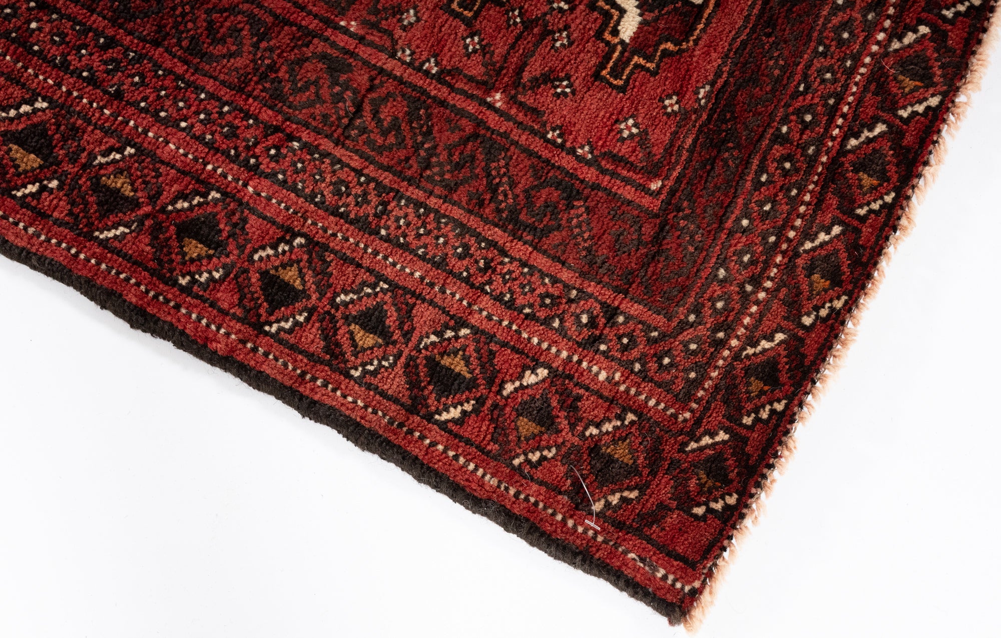 New Persian Balouch Rug <br> 3' 10 x 7' 5